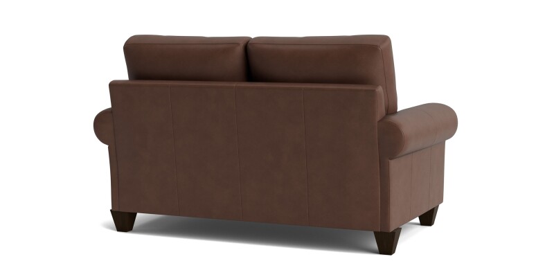 True Custom™ True Custom® Leather Large Roll Arm Loveseat C20022SFL59