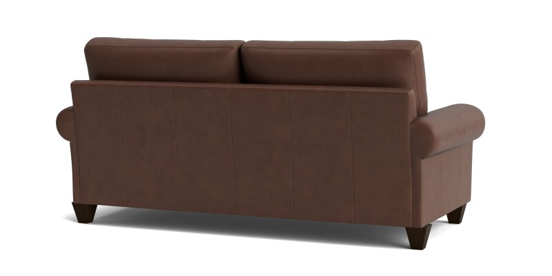 True Custom™ True Custom® Leather Large Roll Arm Studio Sofa C20052SFL52