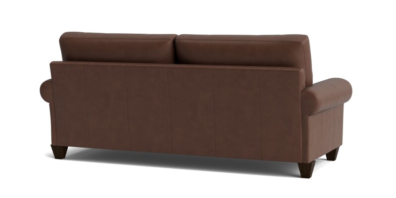 True Custom™ True Custom® Leather Large Roll Arm Sofa C20062SFL58