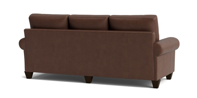 True Custom™ True Custom® Leather Large Roll Arm Sofa C20072SFL60