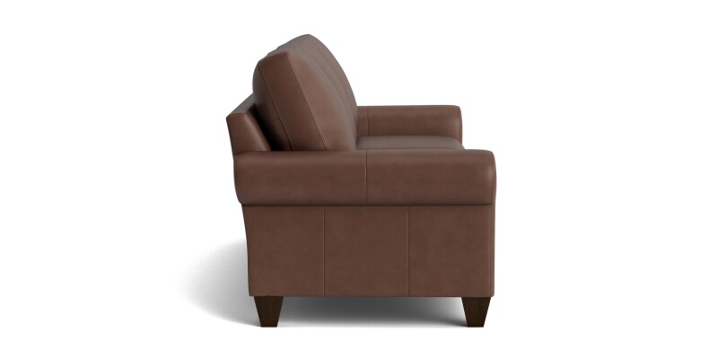 True Custom™ True Custom® Leather Large Roll Arm Sofa C20092SFL60