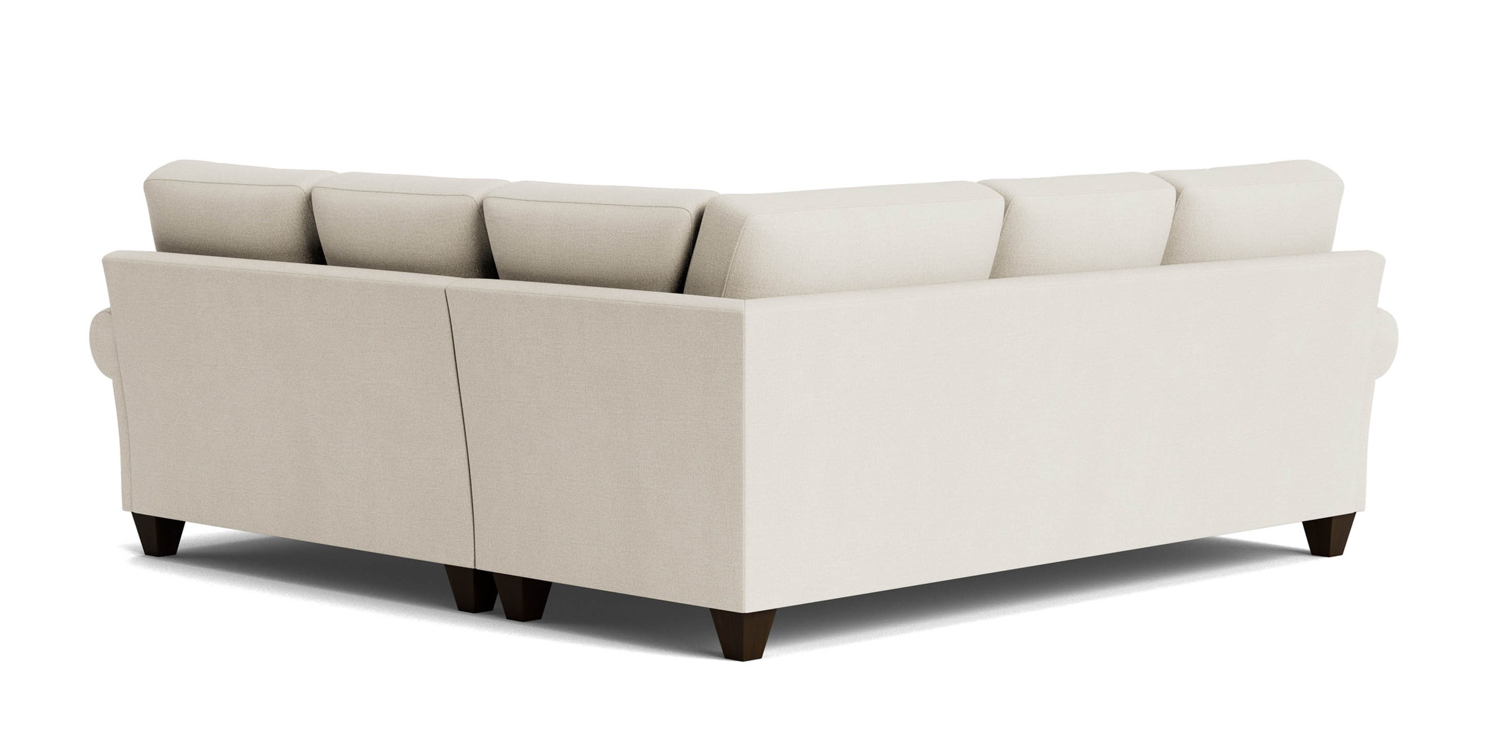 True Custom™ True Custom® Large Roll Arm L-Shaped Sectional C200L4161SFKIT26