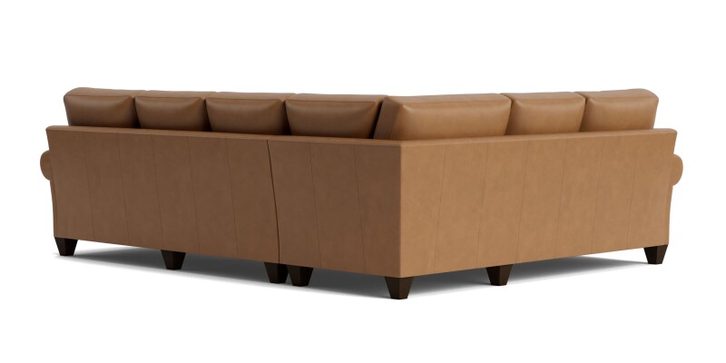 True Custom™ True Custom® Leather Large Roll Arm L-Shaped Sectional C200L6661SFLKIT56