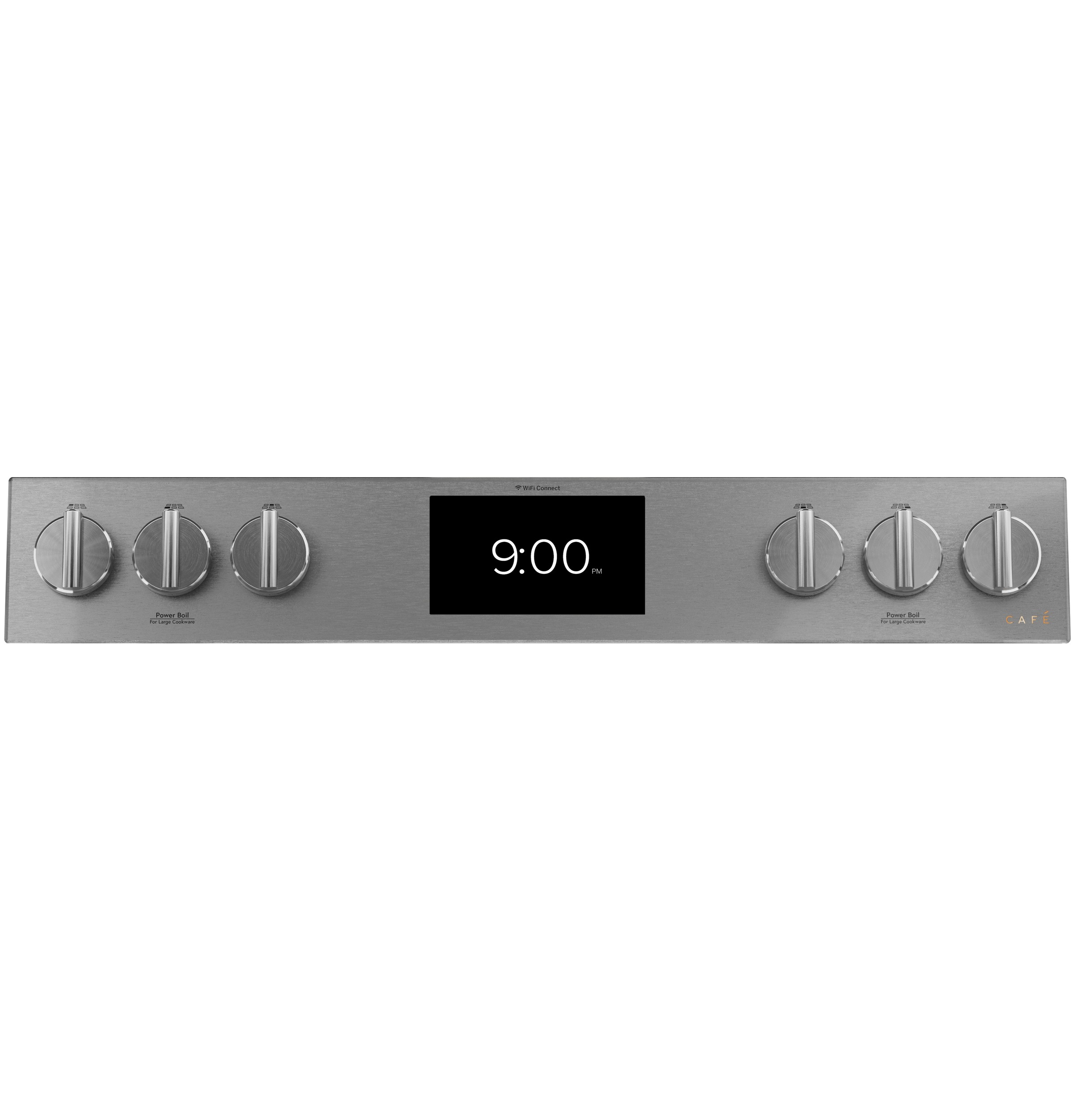Café 30" Smart Slide-in, Front-control, Dual-fuel Range In Platinum Glass C2S900M2NS5