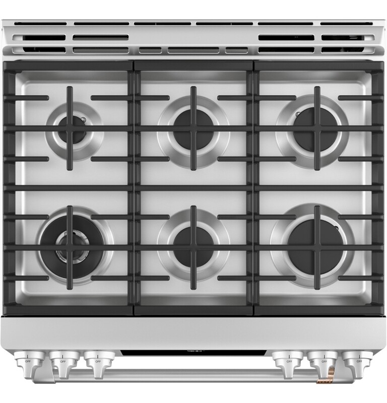 CAFÉ™ 30" Smart Slide-In, Front-Control, Dual-Fuel Range with Warming Drawer view 28