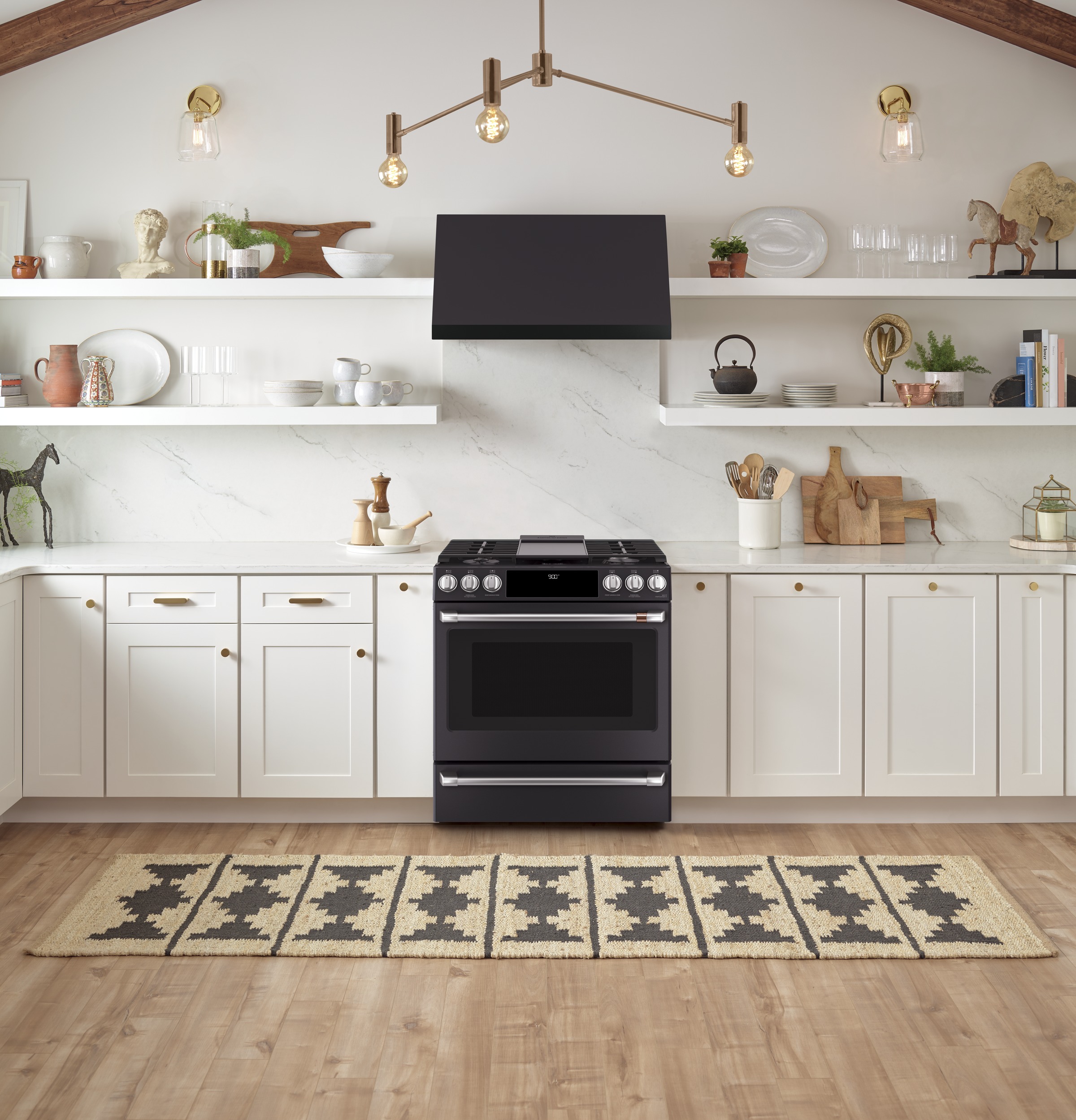 Café 30" Smart Slide-in, Front-control, Dual-fuel Range With Warming Drawer C2S900P3MD1