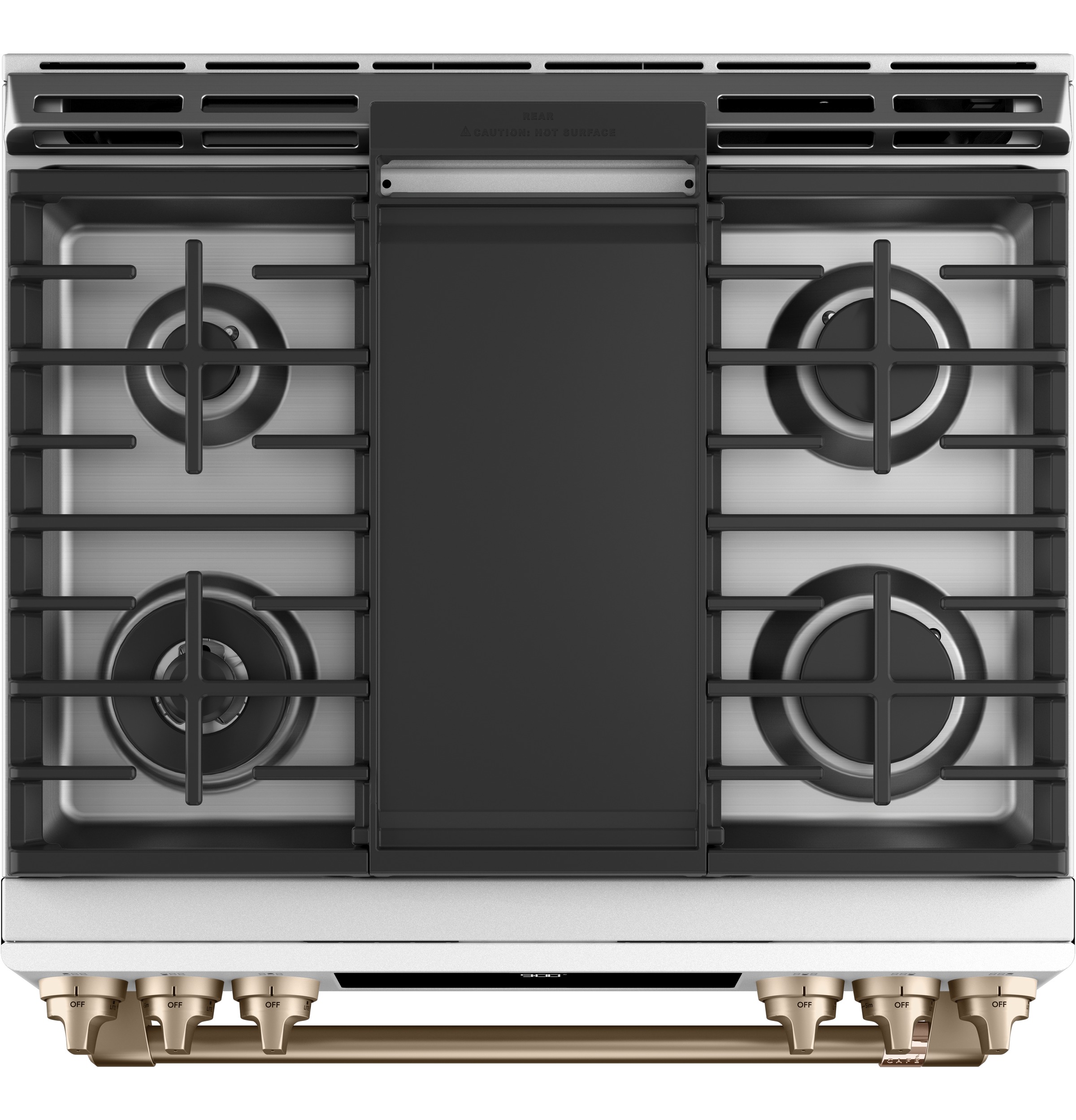 Café 30" Smart Slide-in, Front-control, Dual-fuel Range With Warming Drawer C2S900P4MW2