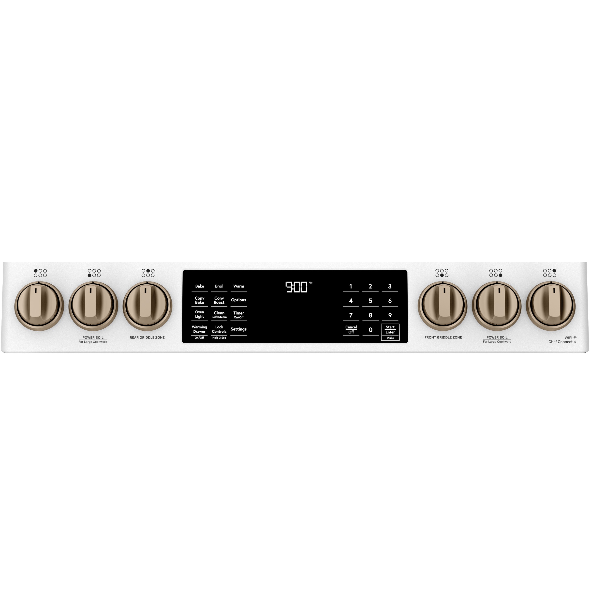 Café 30" Smart Slide-in, Front-control, Dual-fuel Range With Warming Drawer C2S900P4MW2