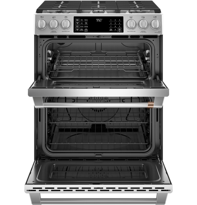 CAFÉ™ 30" Smart Slide-In, Front-Control, Dual-Fuel, Double-Oven Range with Convection view 16