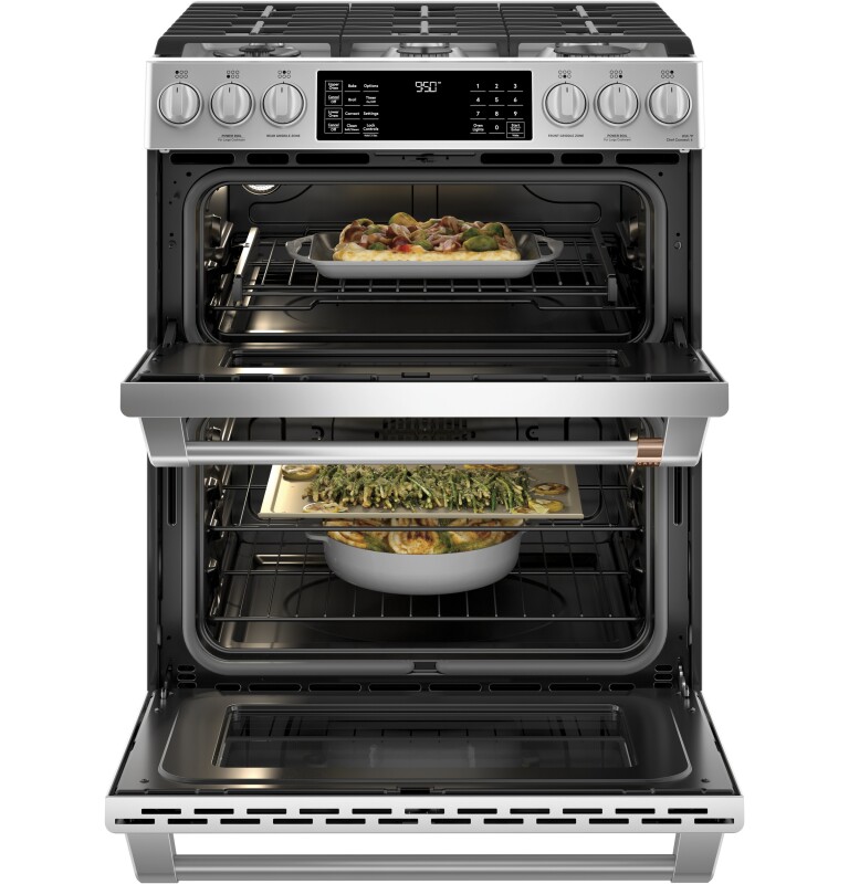 CAFÉ™ 30" Smart Slide-In, Front-Control, Dual-Fuel, Double-Oven Range with Convection view 29