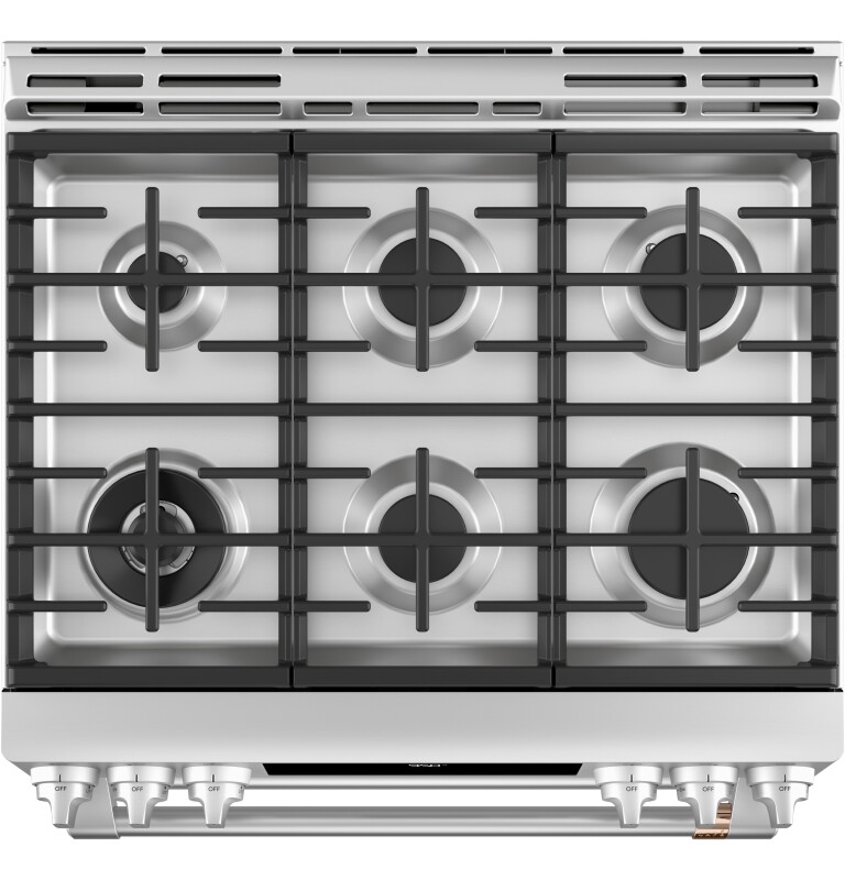 CAFÉ™ 30" Smart Slide-In, Front-Control, Dual-Fuel, Double-Oven Range with Convection view 28