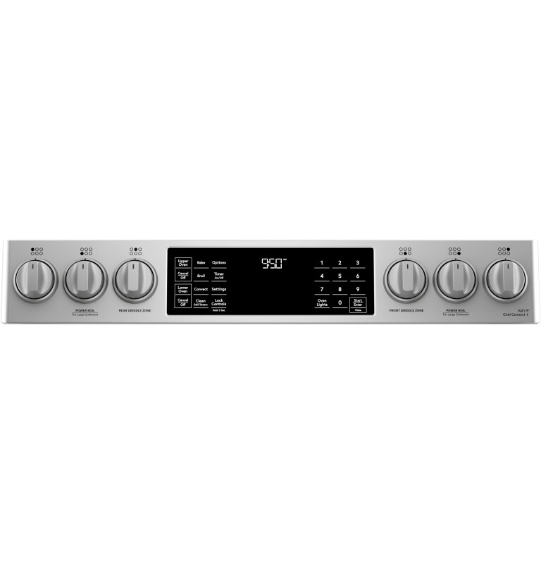 CAFÉ™ 30" Smart Slide-In, Front-Control, Dual-Fuel, Double-Oven Range with Convection view 26
