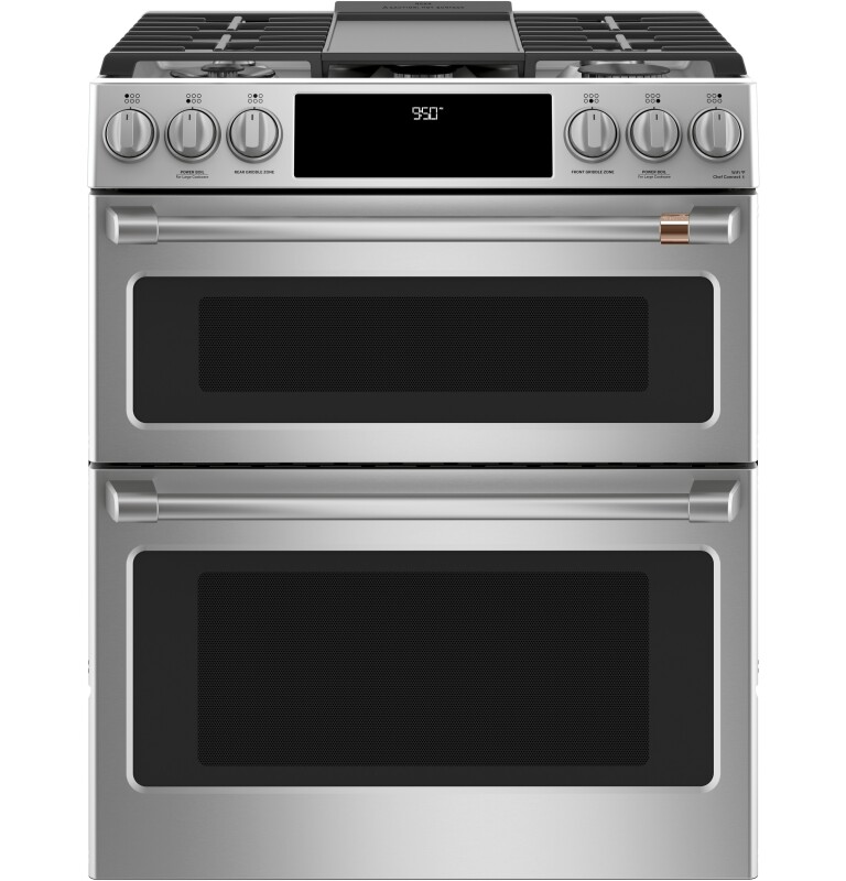 CAFÉ™ 30" Smart Slide-In, Front-Control, Dual-Fuel, Double-Oven Range with Convection view 24