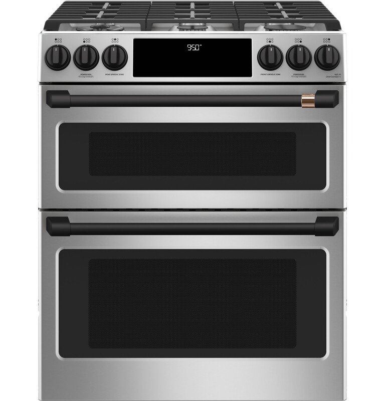 CAFÉ™ 30" Smart Slide-In, Front-Control, Dual-Fuel, Double-Oven Range with Convection view 30