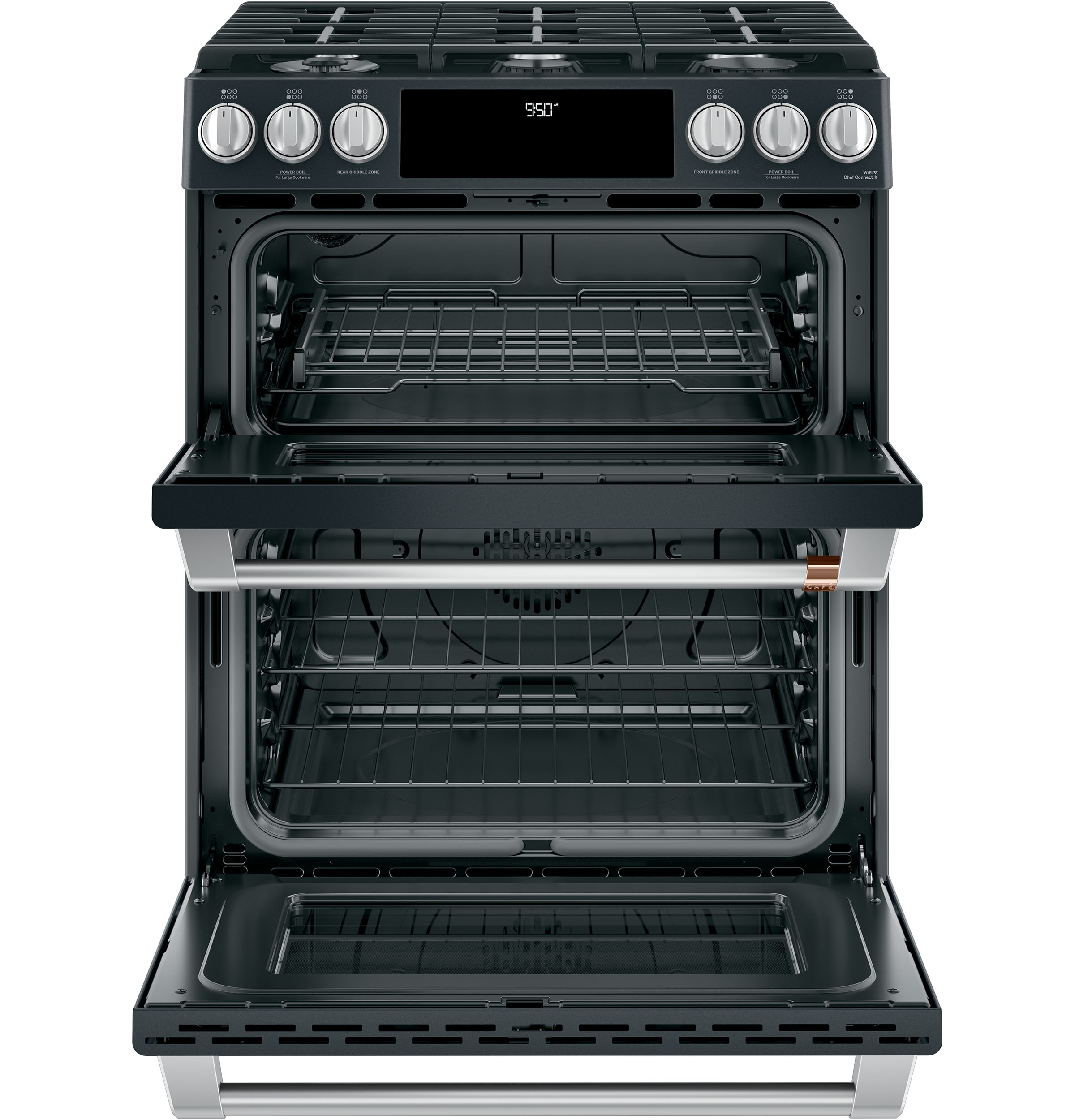 Café 30" Smart Slide-in, Front-control, Dual-fuel, Double-oven Range With Convection C2S950P3MD1
