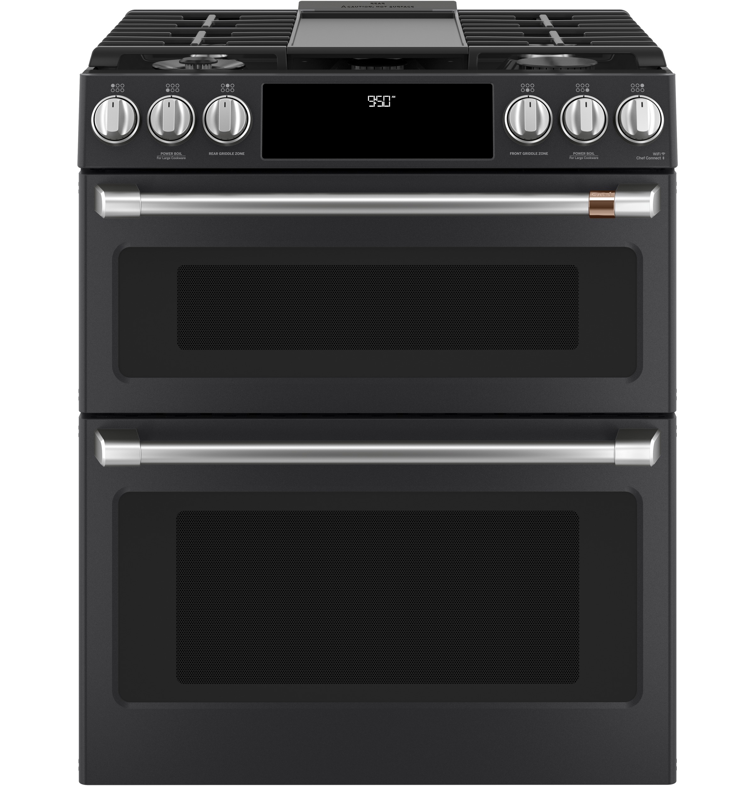 Café 30" Smart Slide-in, Front-control, Dual-fuel, Double-oven Range With Convection C2S950P3MD1
