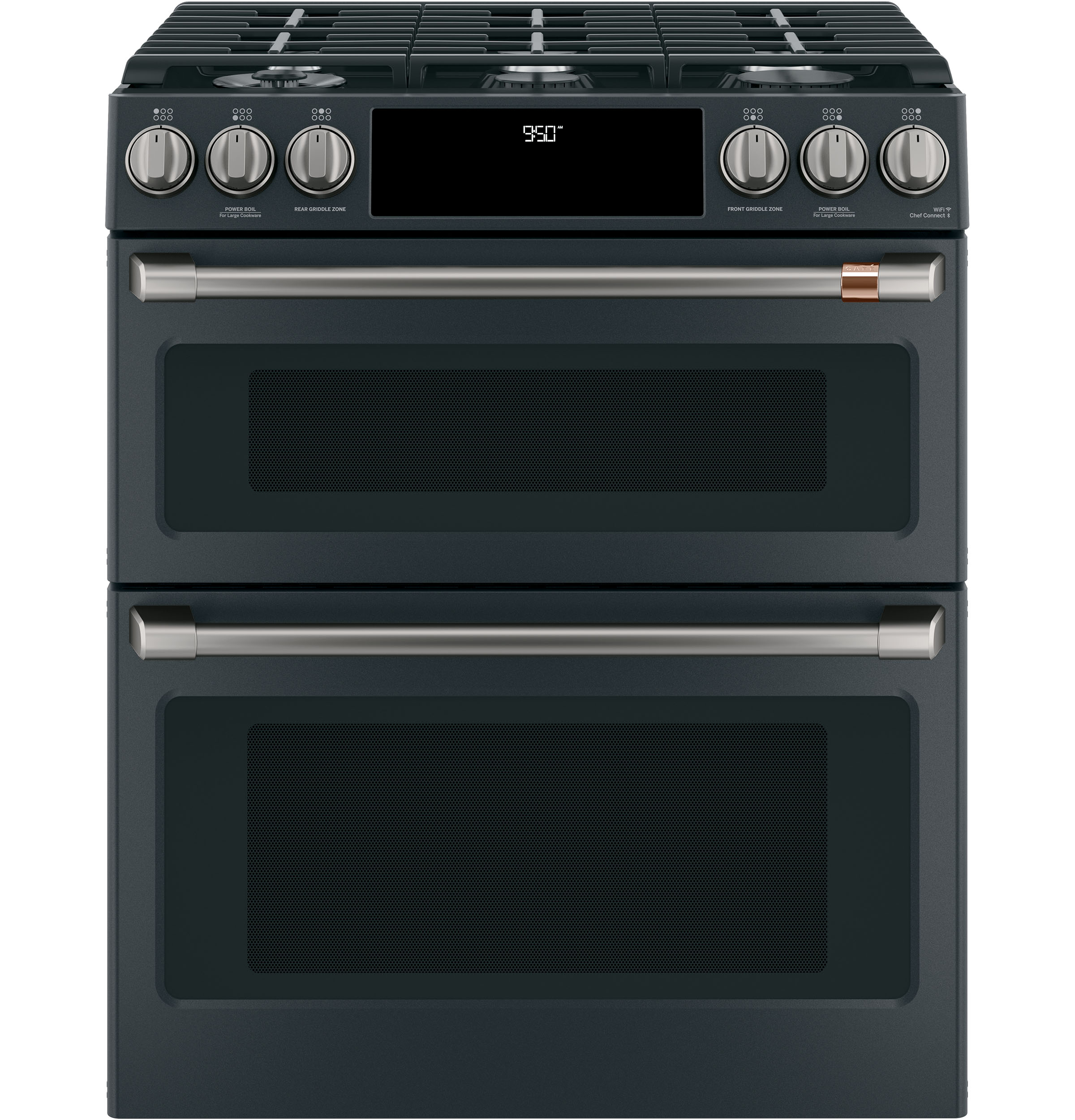 Café 30" Smart Slide-in, Front-control, Dual-fuel, Double-oven Range With Convection C2S950P3MD1