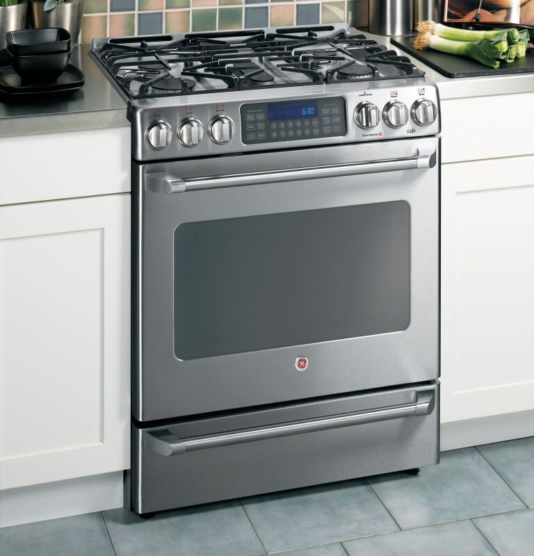 Café Series Free Standing Dual-fuel Range With Baking Drawer C2S980SEMSS