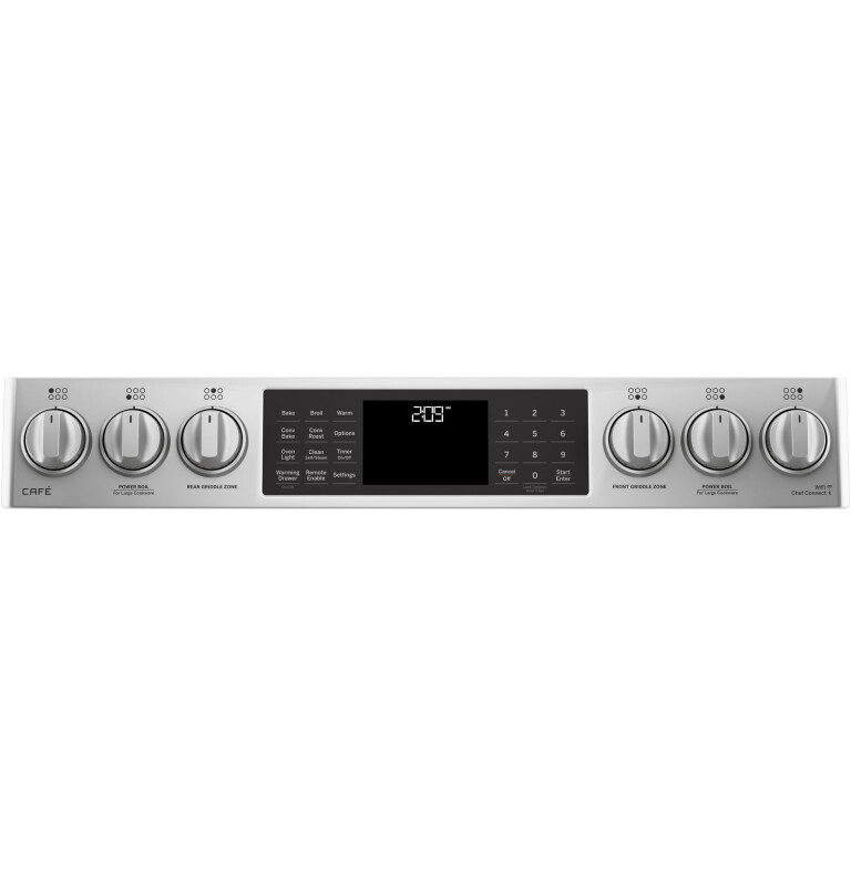 Café Series 30" Slide-in Front Control Dual-fuel Range With Warming Drawer C2S986SELSS