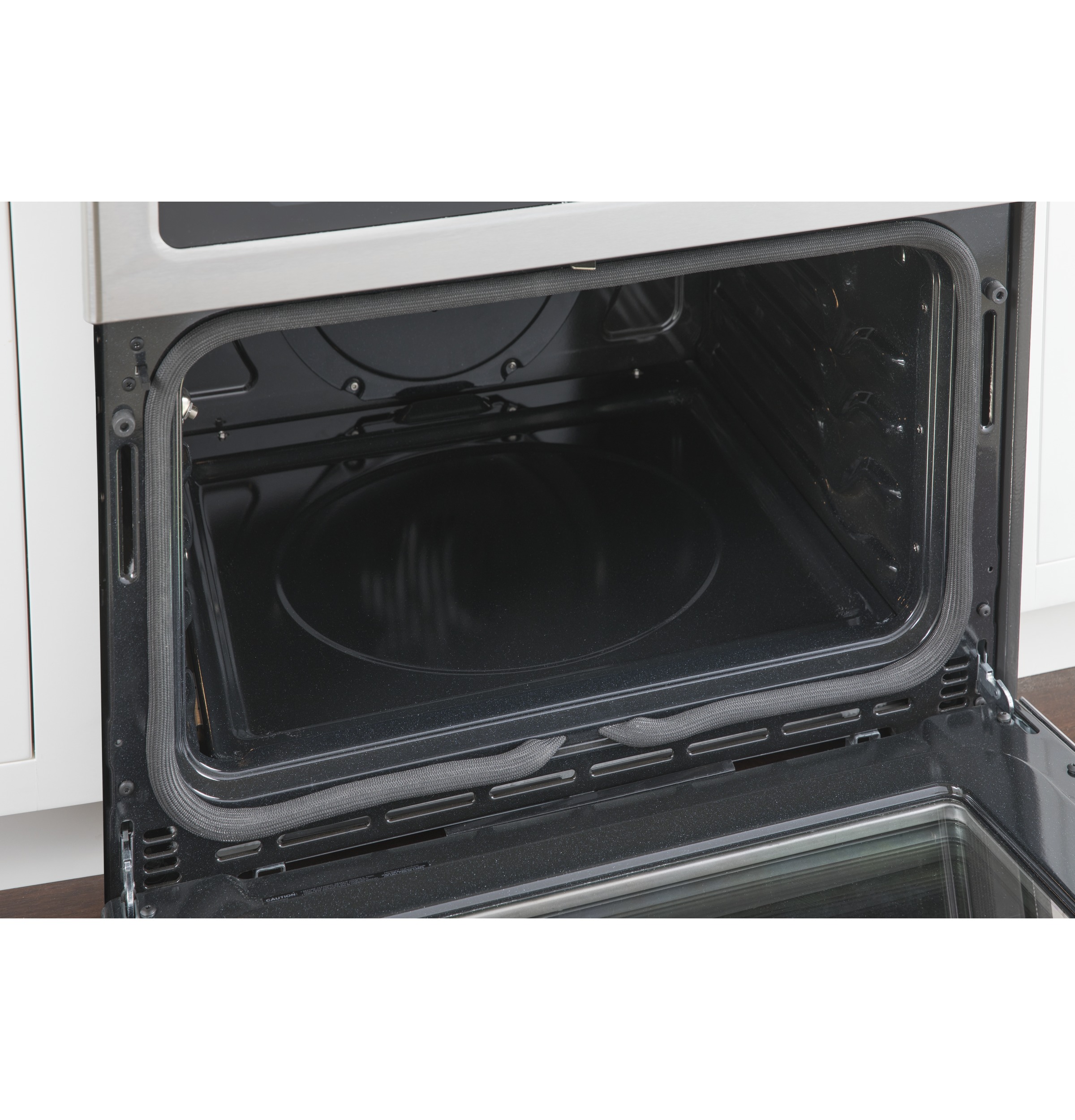 Café Series 30" Slide-in Front Control Dual-fuel Double Oven With Convection Range C2S995SELSS