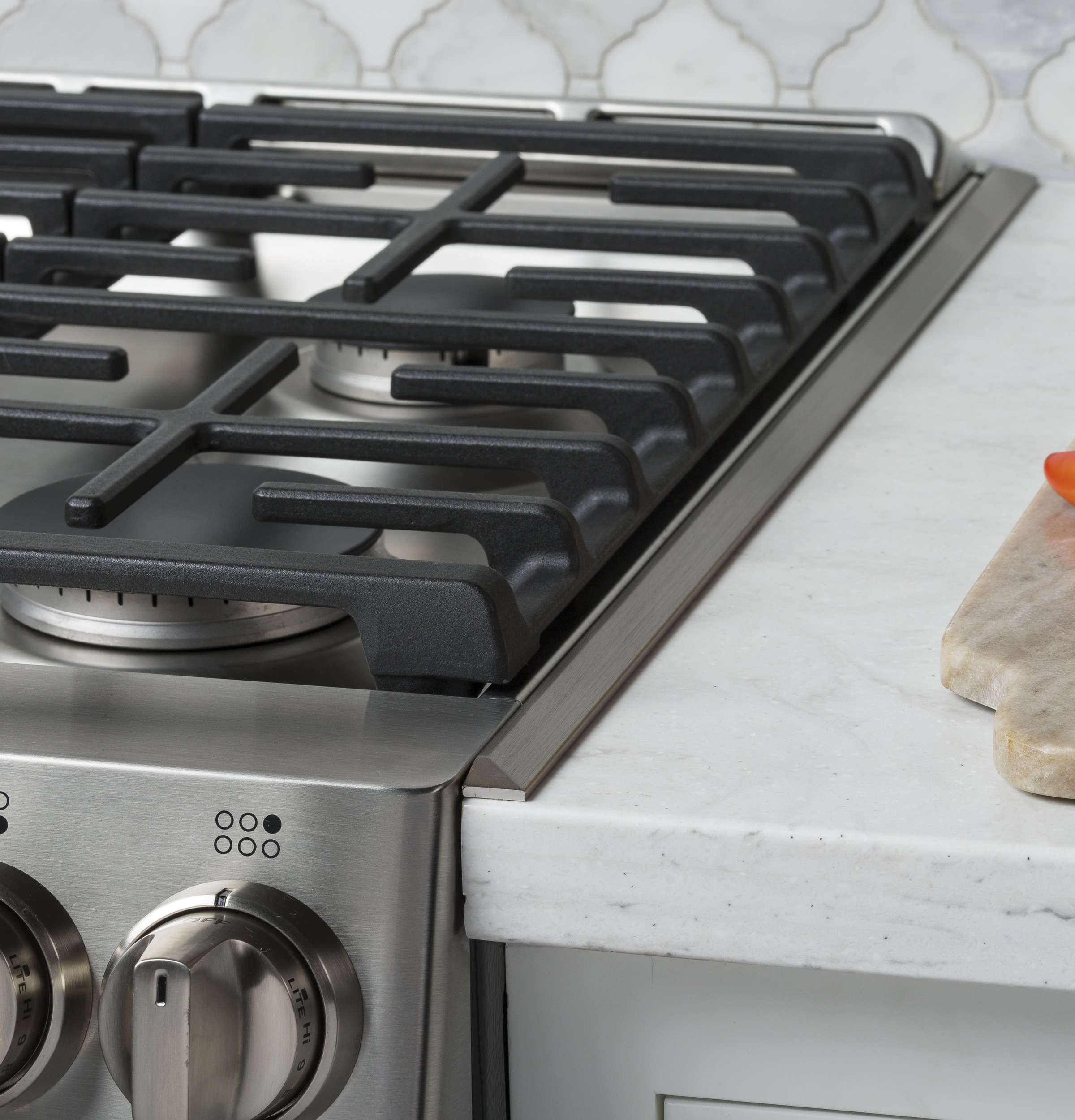 Café Series 30" Slide-in Front Control Dual-fuel Double Oven With Convection Range C2S995SELSS
