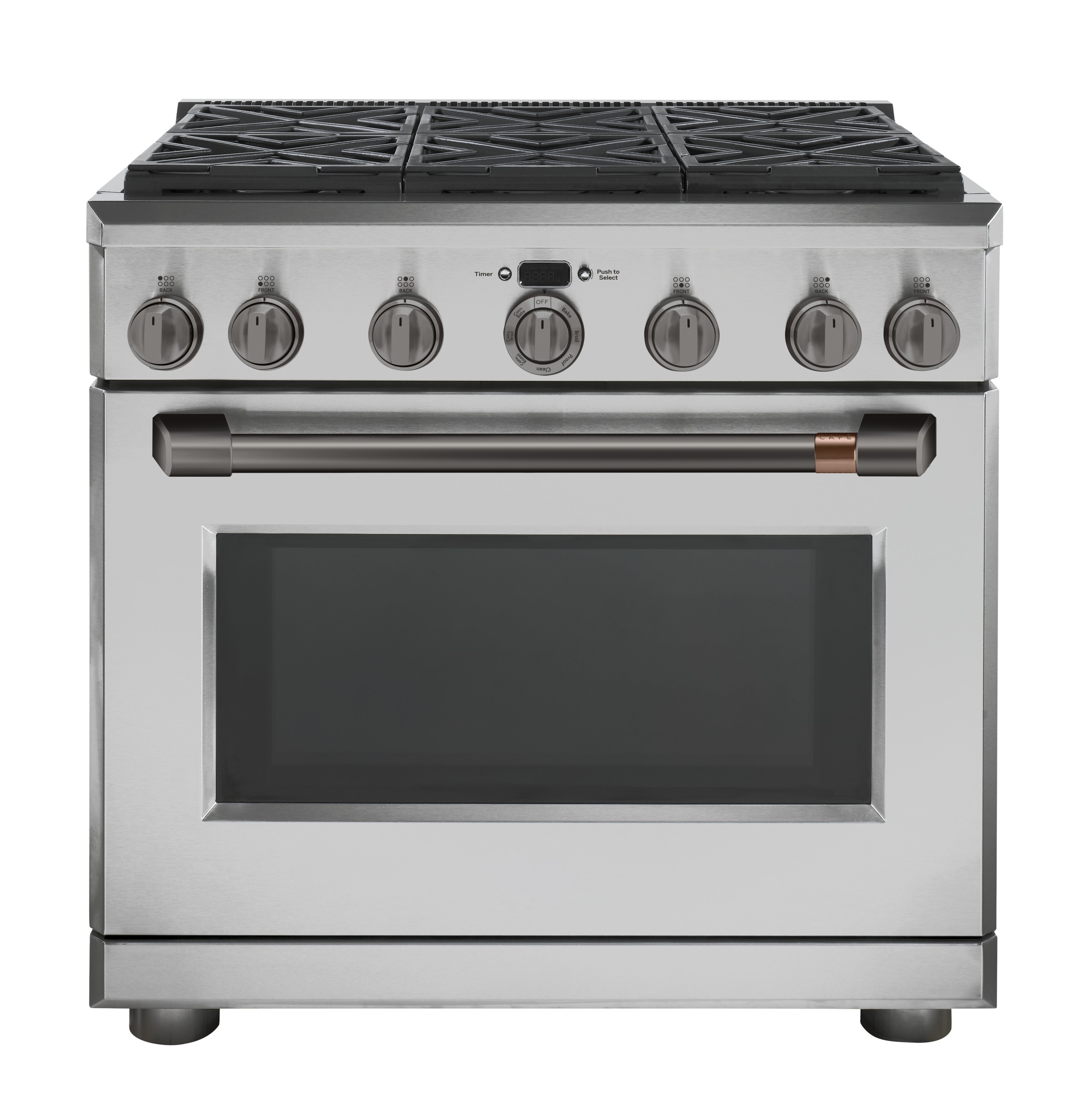 Café 36" Dual-fuel Commercial-style Range With 6 Burners (natural Gas) C2Y366P2MS1