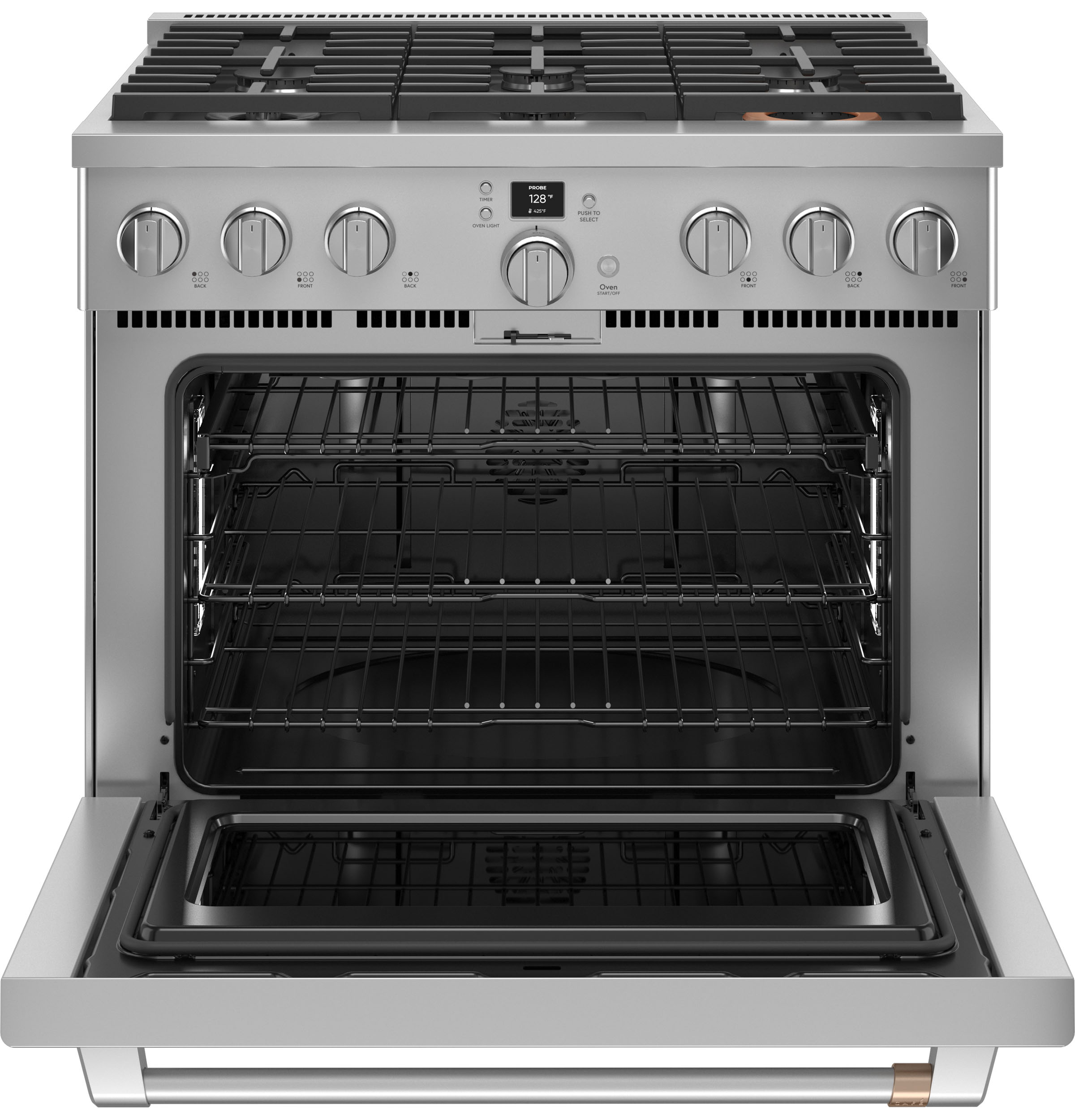 CAFÉ™ 36" Smart Dual-Fuel Commercial-Style Range with 6 Burners (Natural Gas) view 13