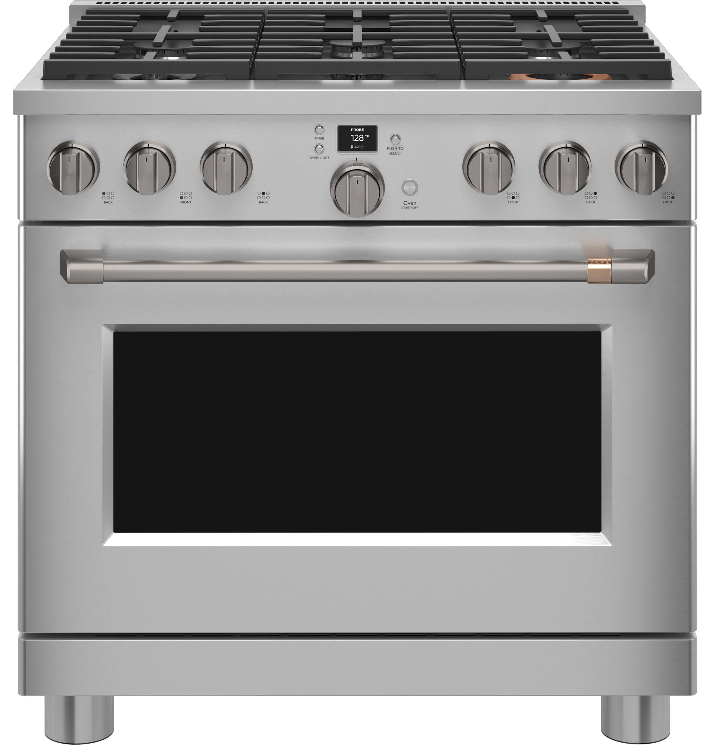 CAFÉ™ 36" Smart Dual-Fuel Commercial-Style Range with 6 Burners (Natural Gas) view 4