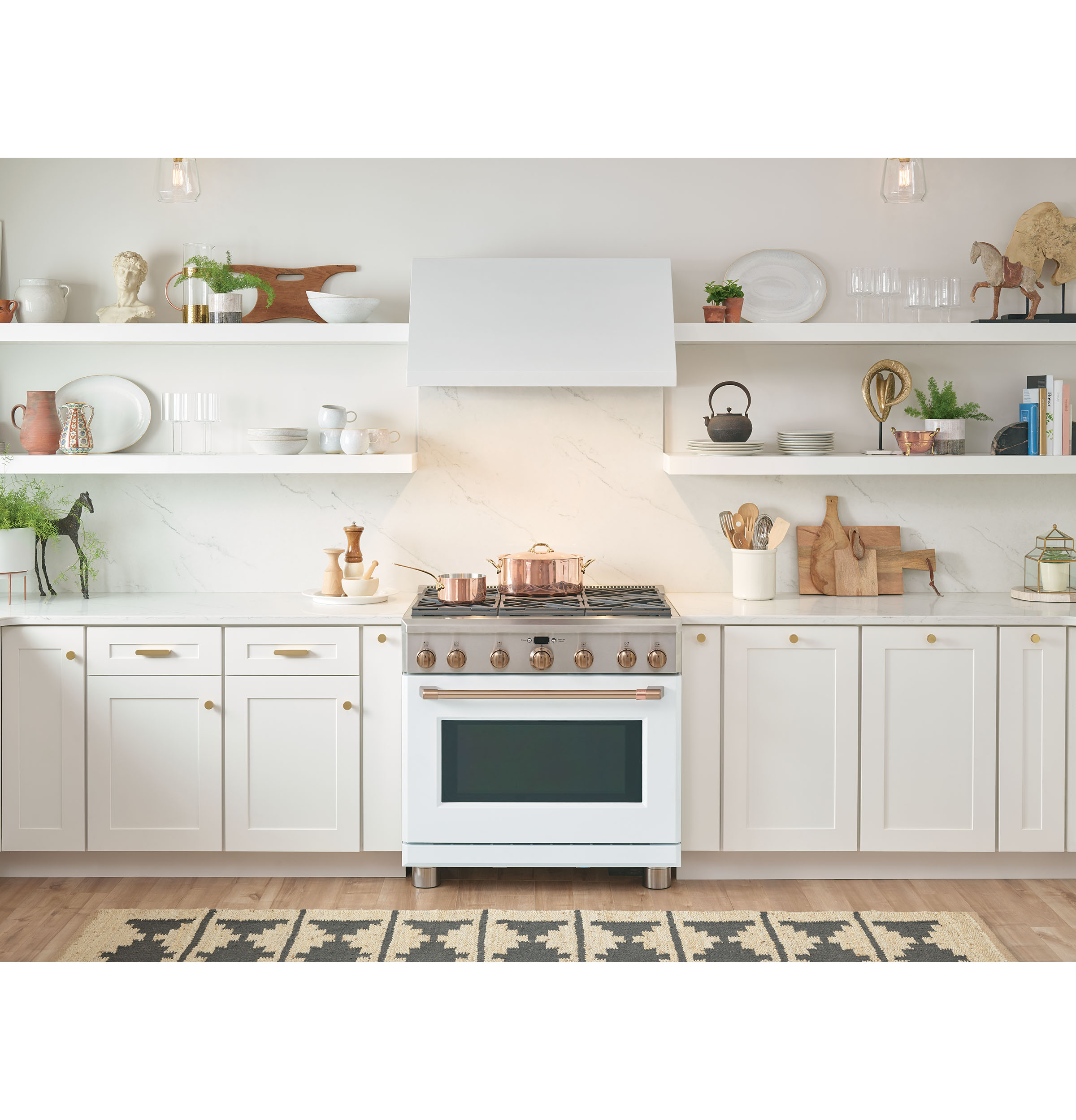 Café 36" Dual-fuel Commercial-style Range With 6 Burners (natural Gas) C2Y366P4MW2