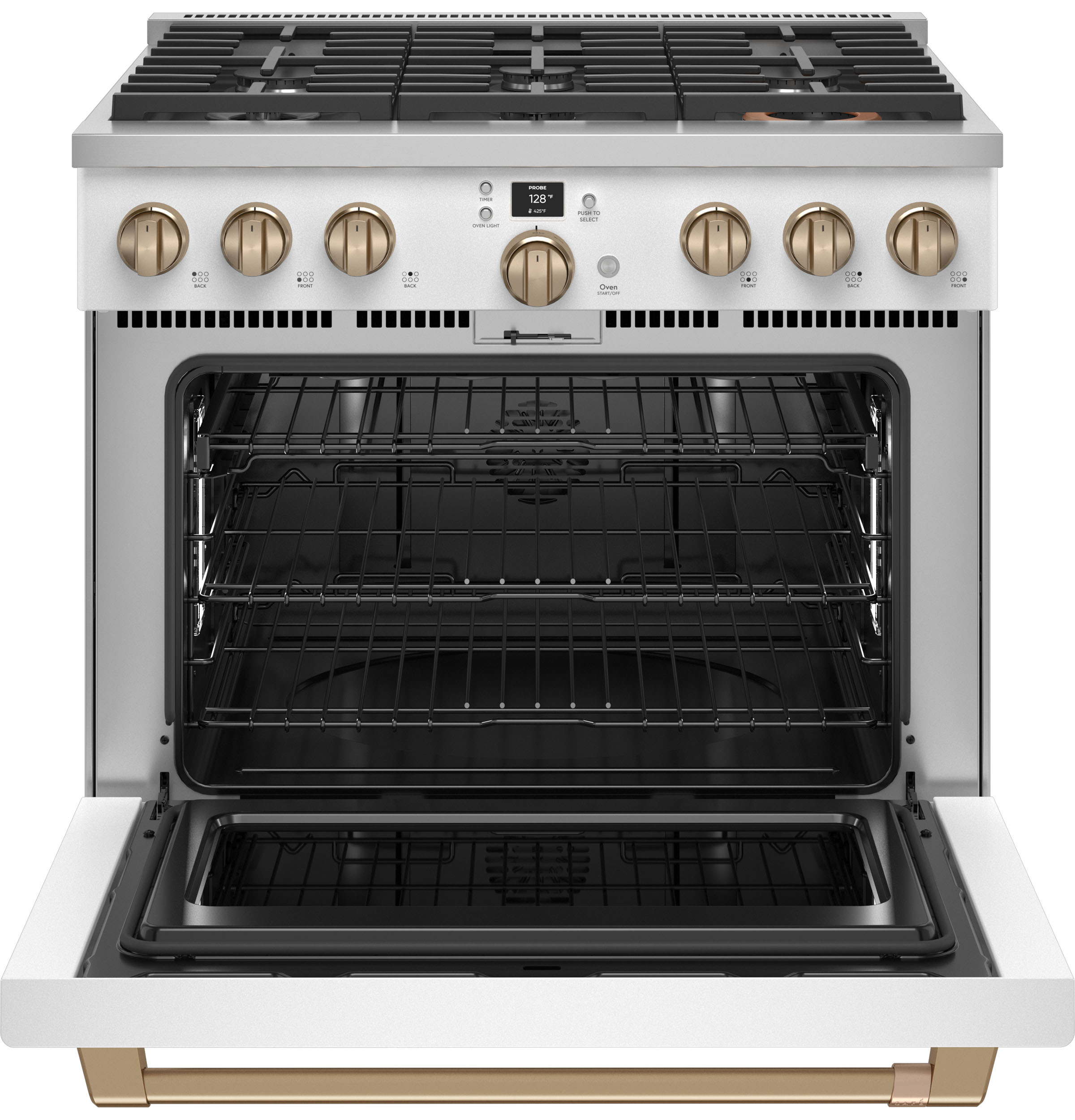 CAFÉ™ 36" Smart Dual-Fuel Commercial-Style Range with 6 Burners (Natural Gas) view 13
