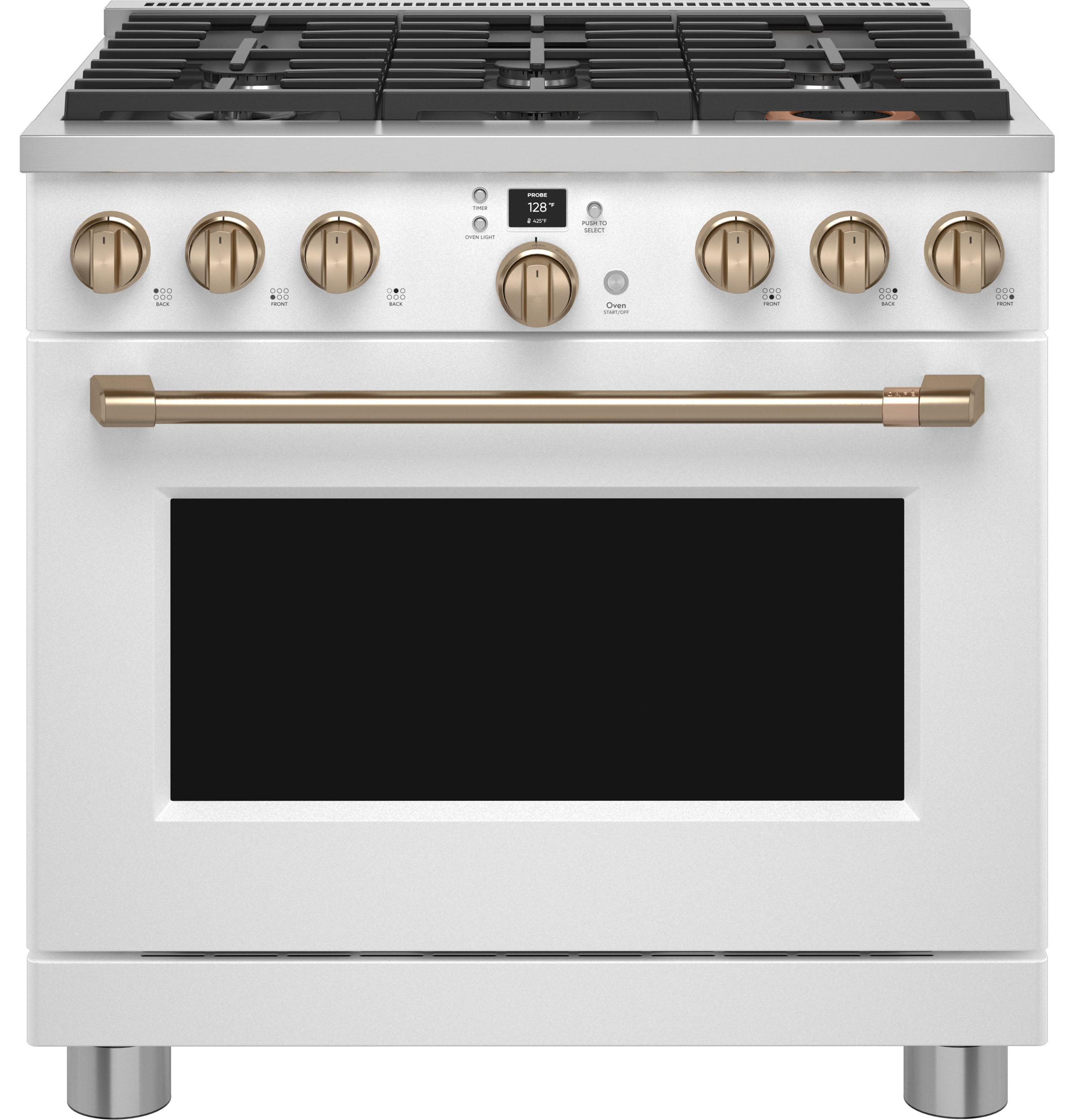 CAFÉ™ 36" Smart Dual-Fuel Commercial-Style Range with 6 Burners (Natural Gas) view 5