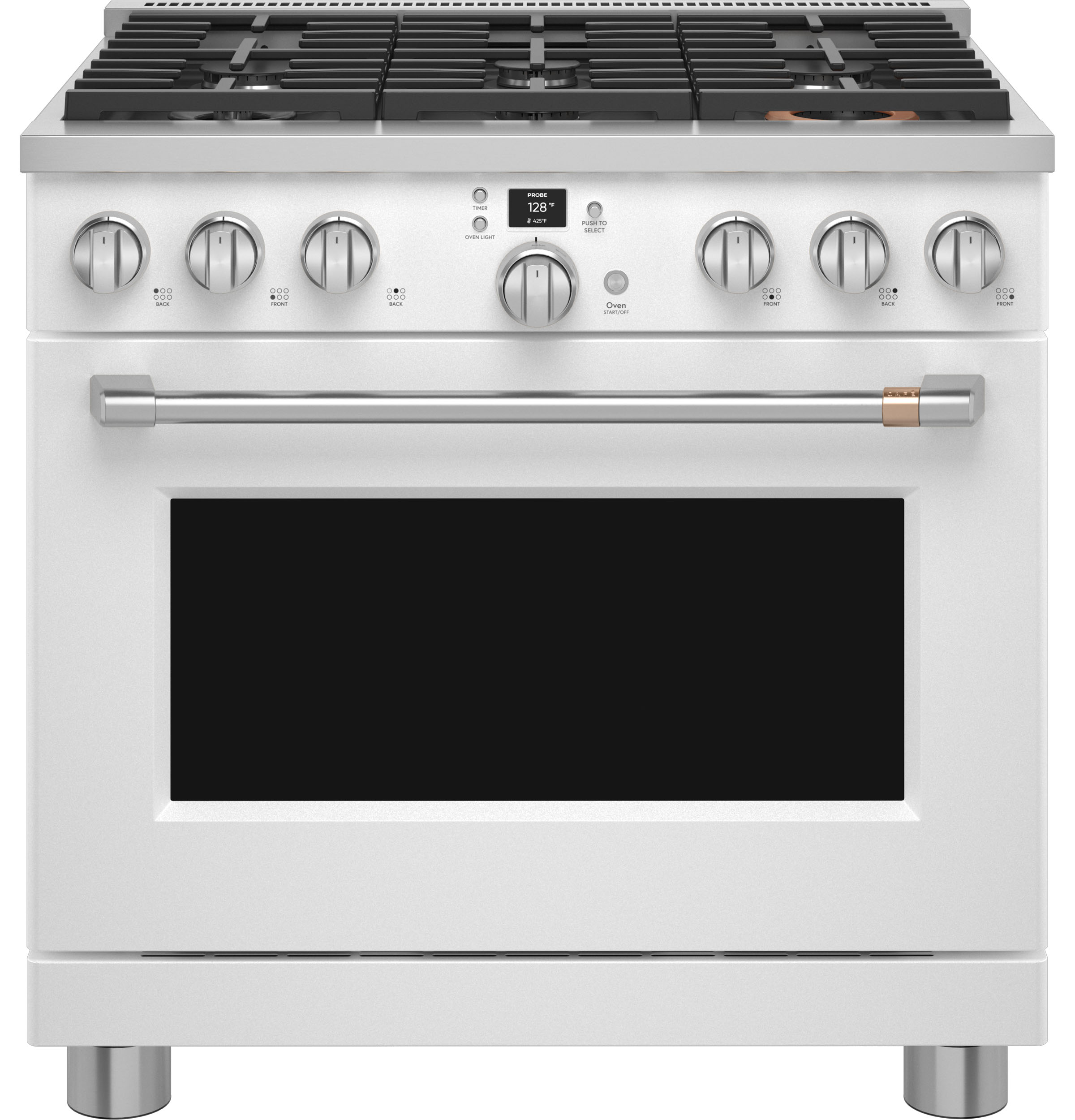 CAFÉ™ 36" Smart Dual-Fuel Commercial-Style Range with 6 Burners (Natural Gas) view 4