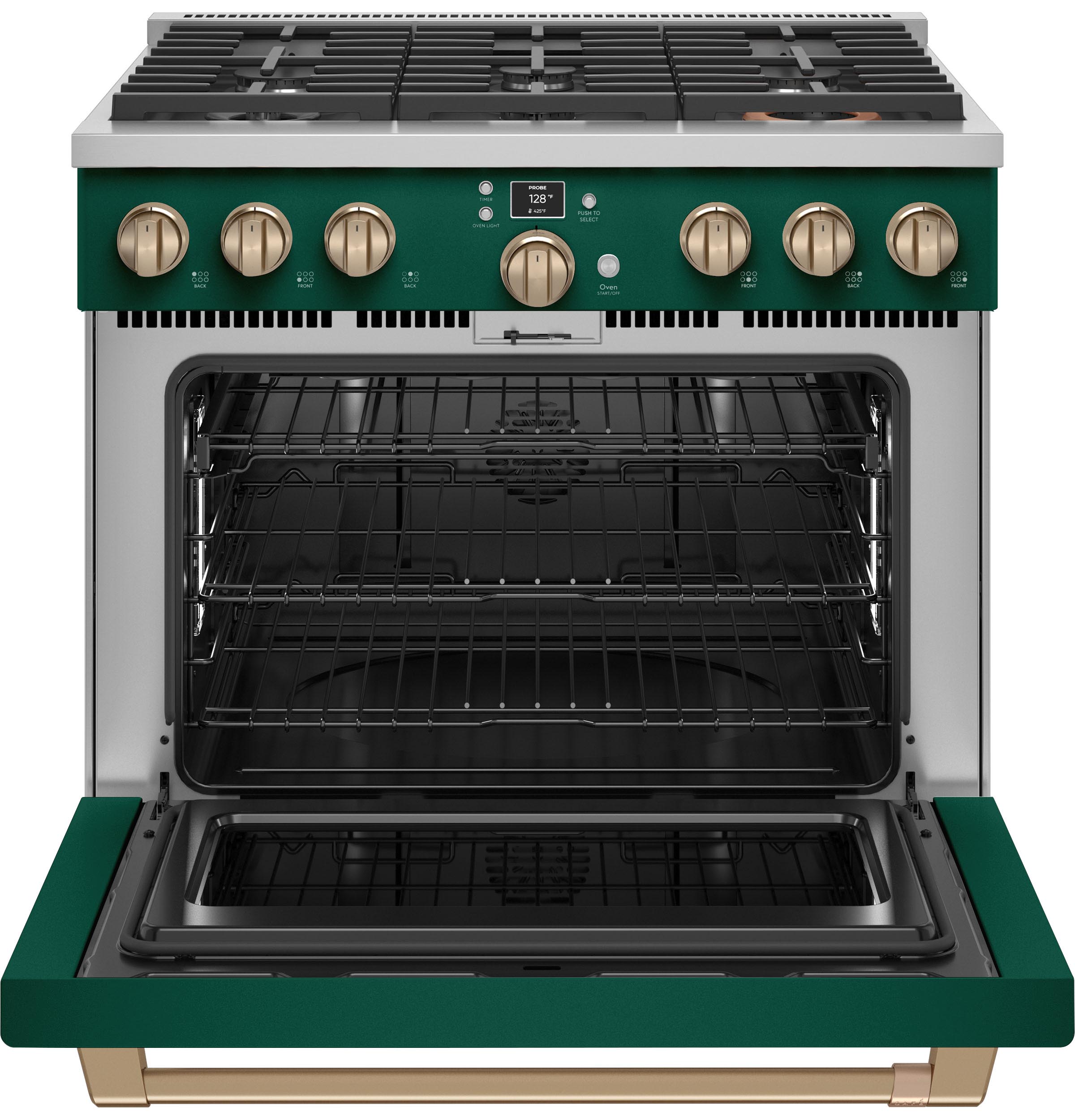 Café 36" Smart Dual-fuel Commercial-style Range With 6 Burners (natural Gas) C2Y366P5TG2