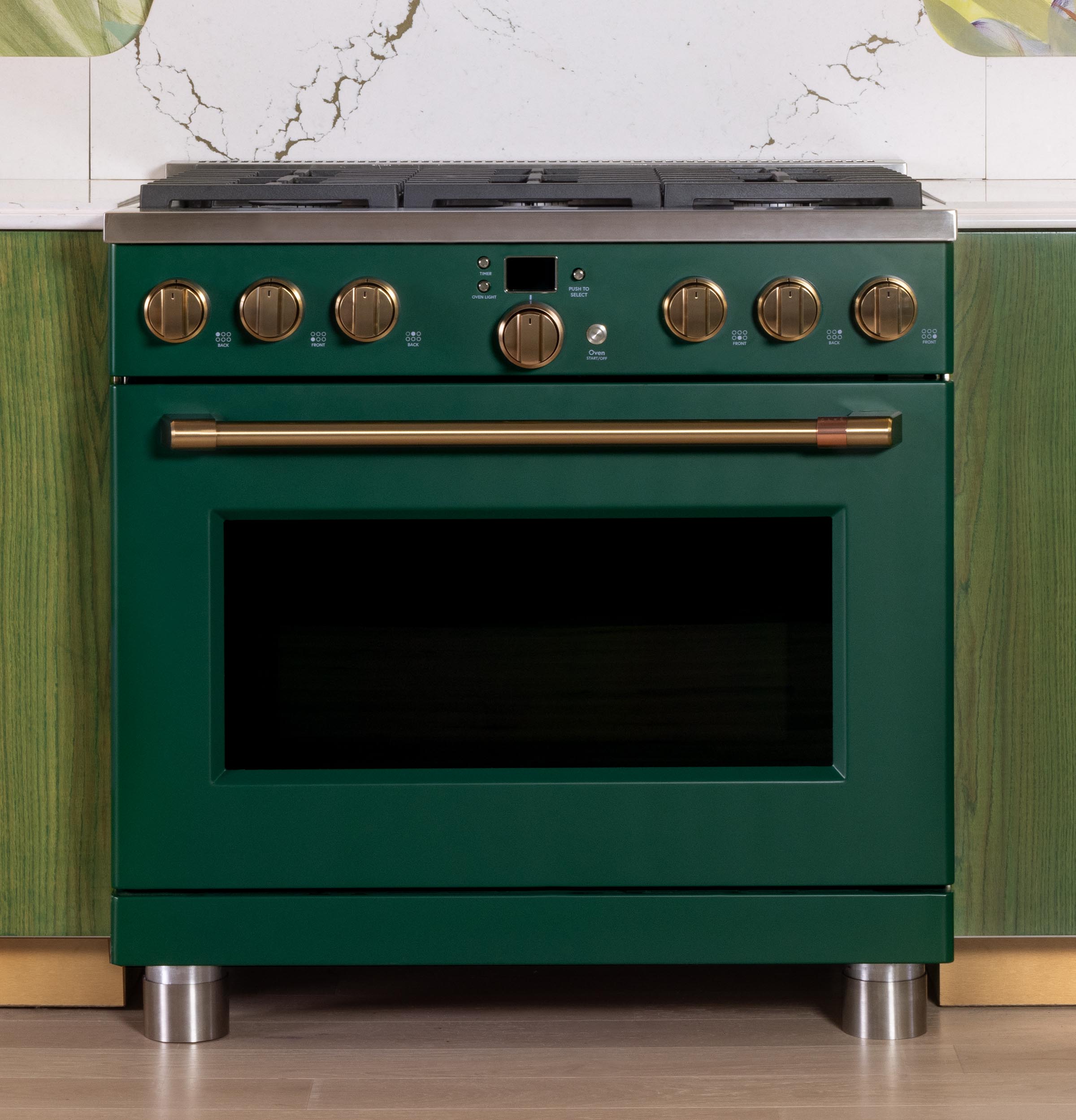 Café 36" Smart Dual-fuel Commercial-style Range With 6 Burners (natural Gas) C2Y366P5TG2