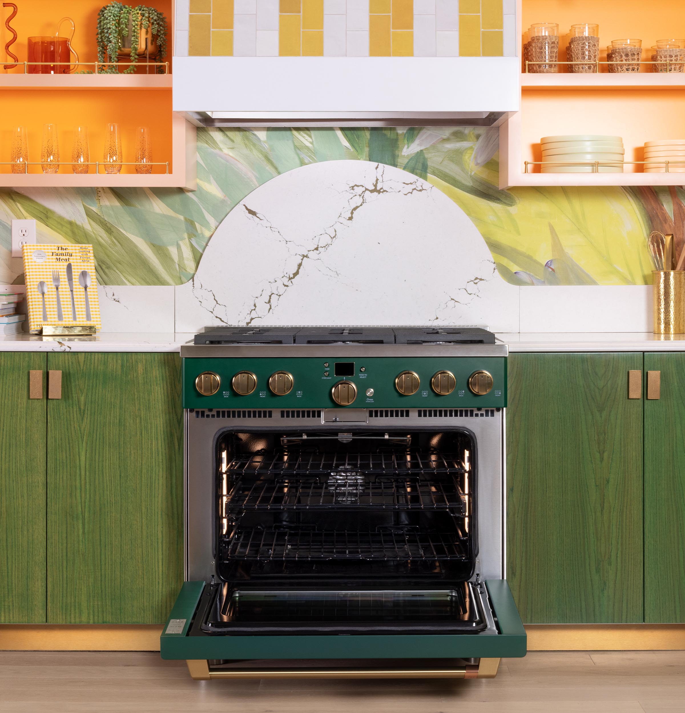 Café 36" Smart Dual-fuel Commercial-style Range With 6 Burners (natural Gas) C2Y366P5TG2