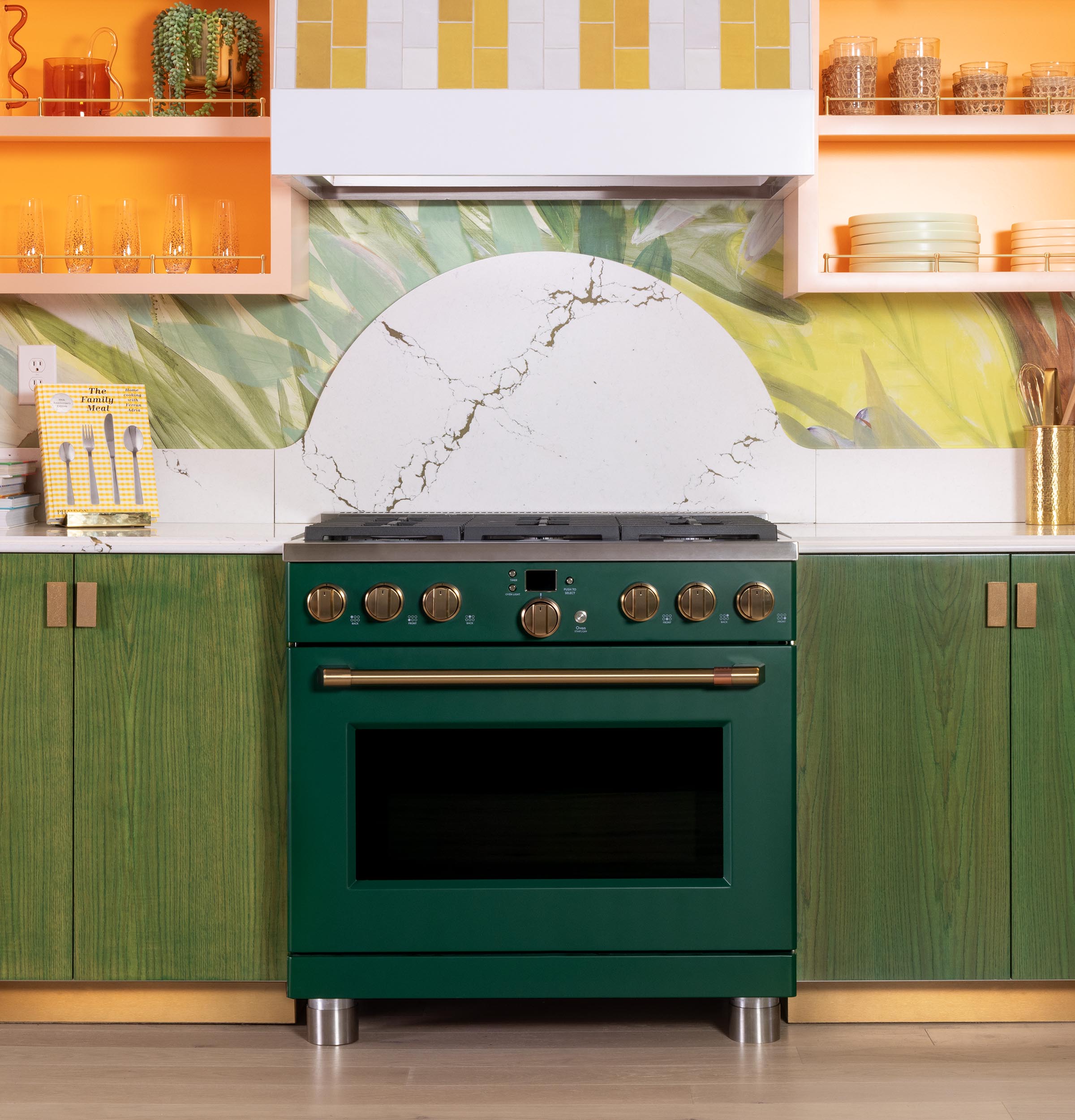 Café 36" Smart Dual-fuel Commercial-style Range With 6 Burners (natural Gas) C2Y366P5TG2