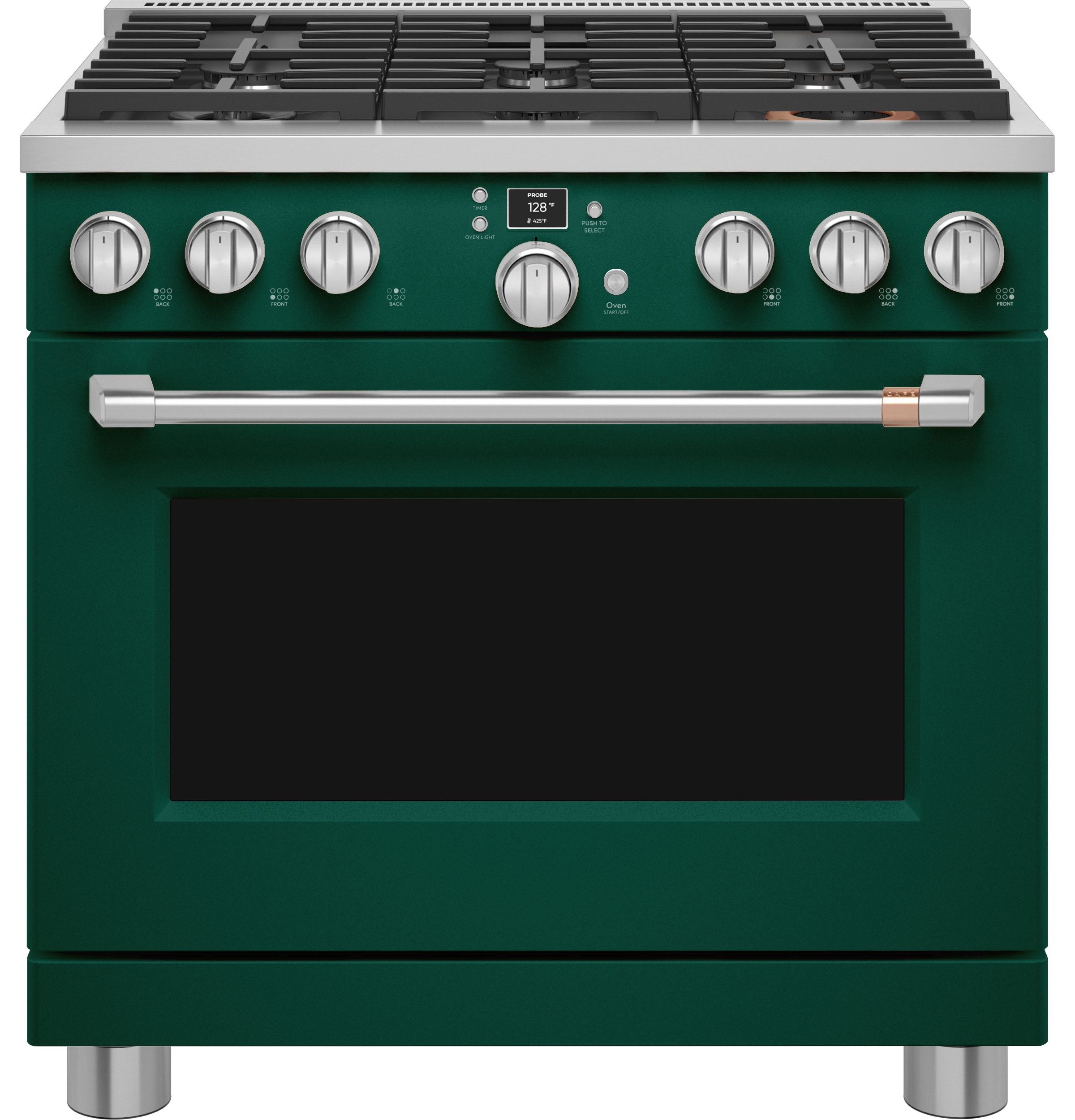 Café 36" Smart Dual-fuel Commercial-style Range With 6 Burners (natural Gas) C2Y366P5TG2