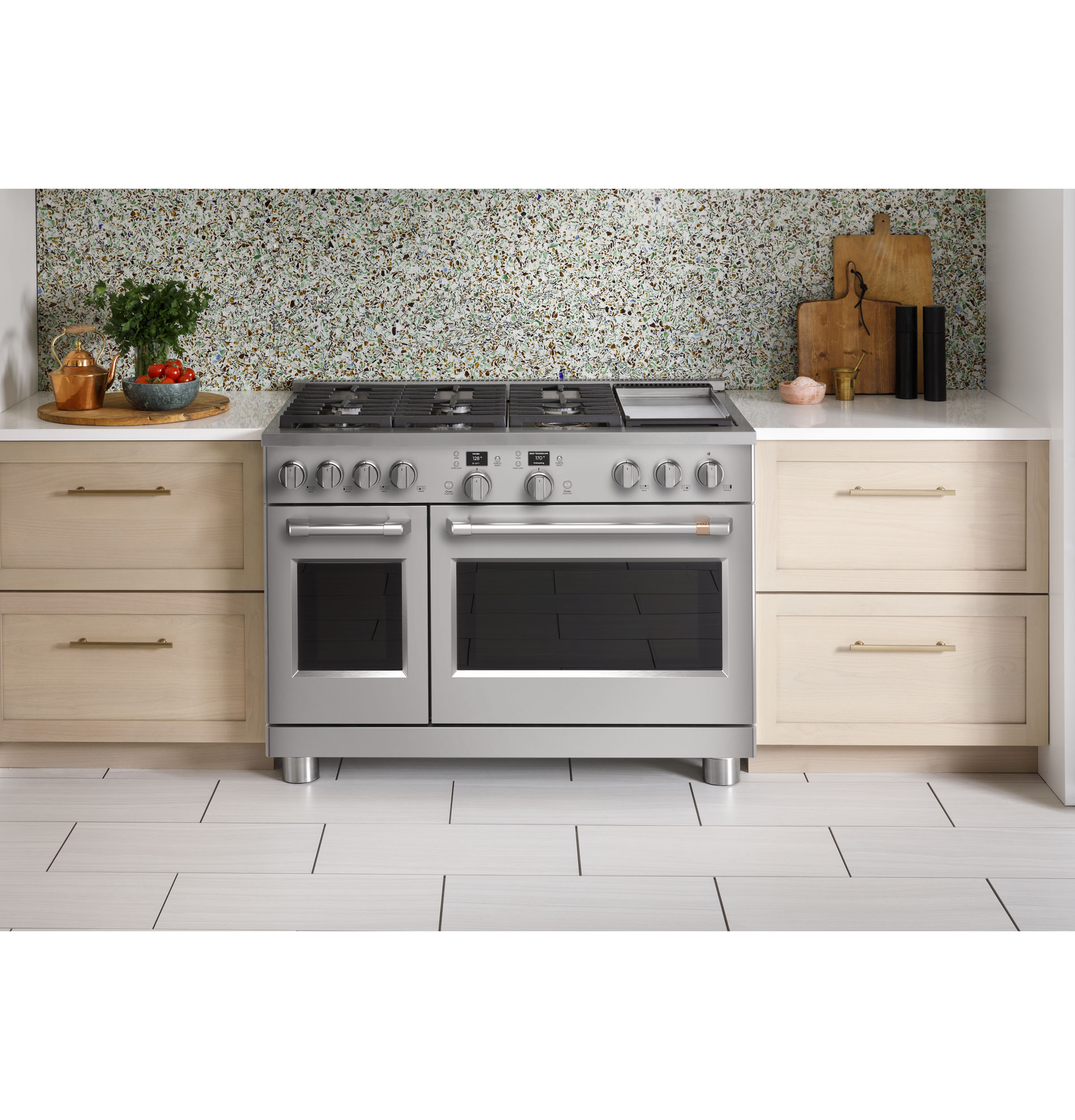 CAFÉ™ 48" Smart Dual-Fuel Commercial-Style Range with 6 Burners and Griddle (Natural Gas) view 28