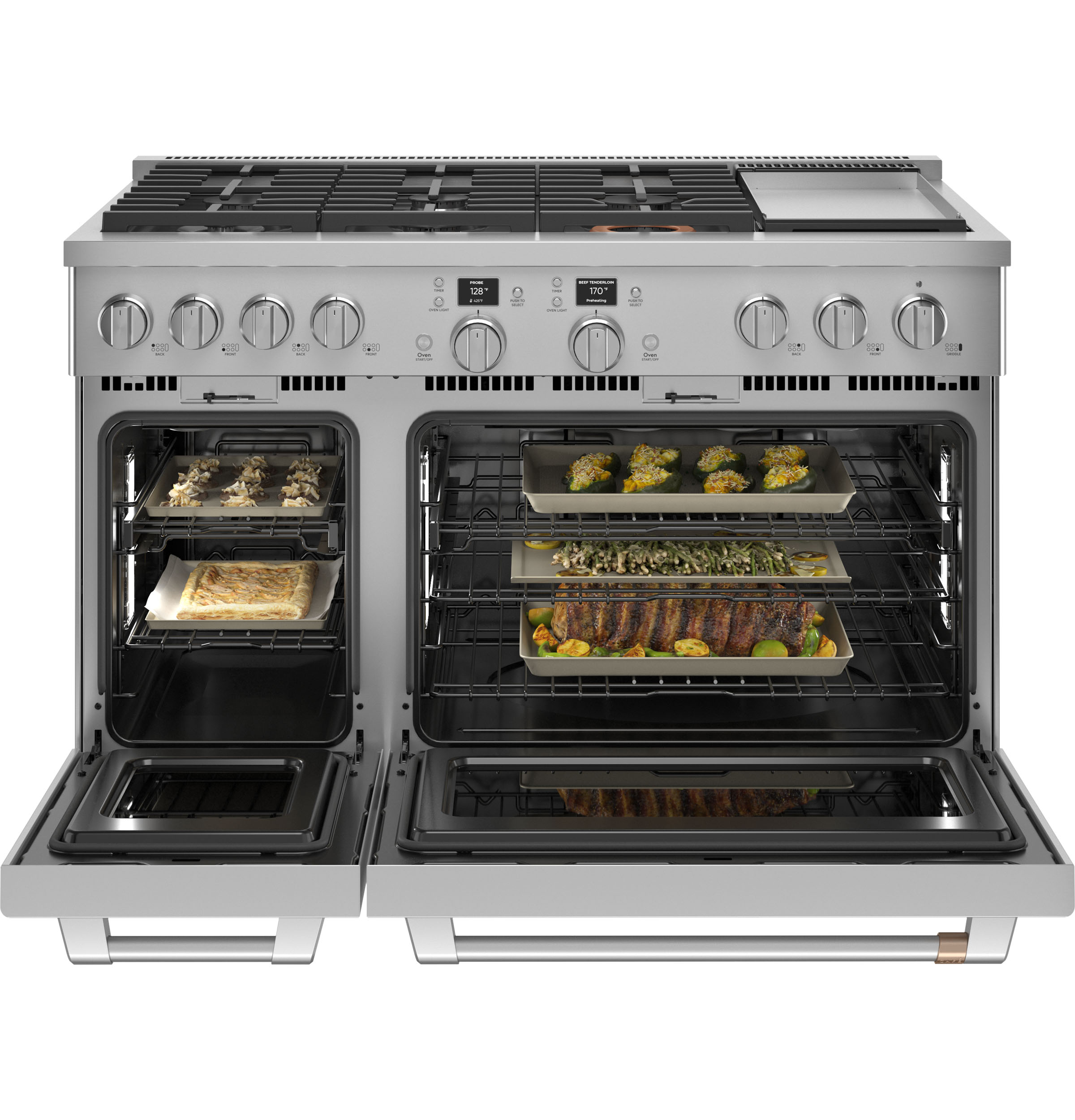 CAFÉ™ 48" Smart Dual-Fuel Commercial-Style Range with 6 Burners and Griddle (Natural Gas) view 24