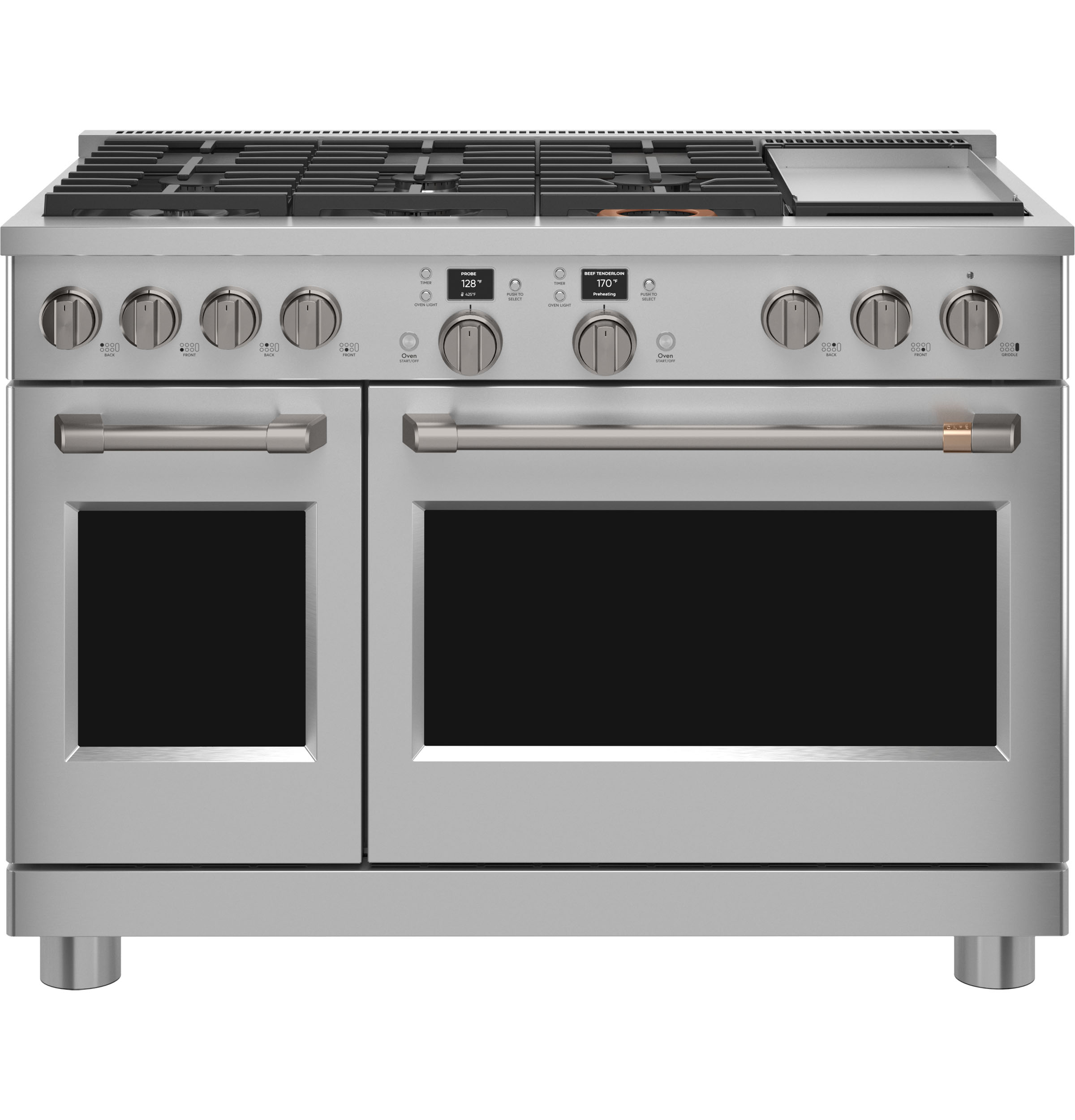 CAFÉ™ 48" Smart Dual-Fuel Commercial-Style Range with 6 Burners and Griddle (Natural Gas) view 4