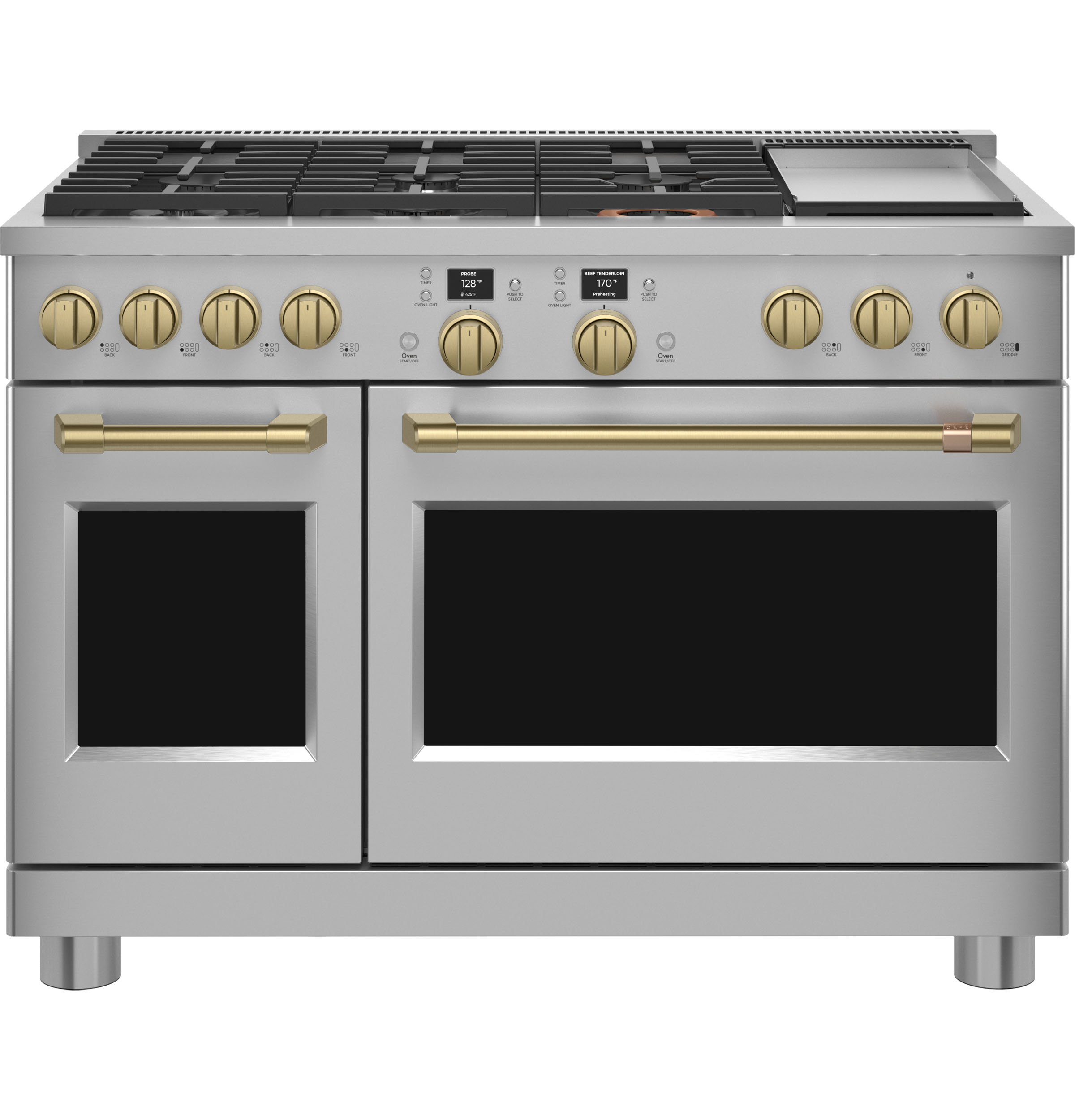 CAFÉ™ 48" Smart Dual-Fuel Commercial-Style Range with 6 Burners and Griddle (Natural Gas) view 3