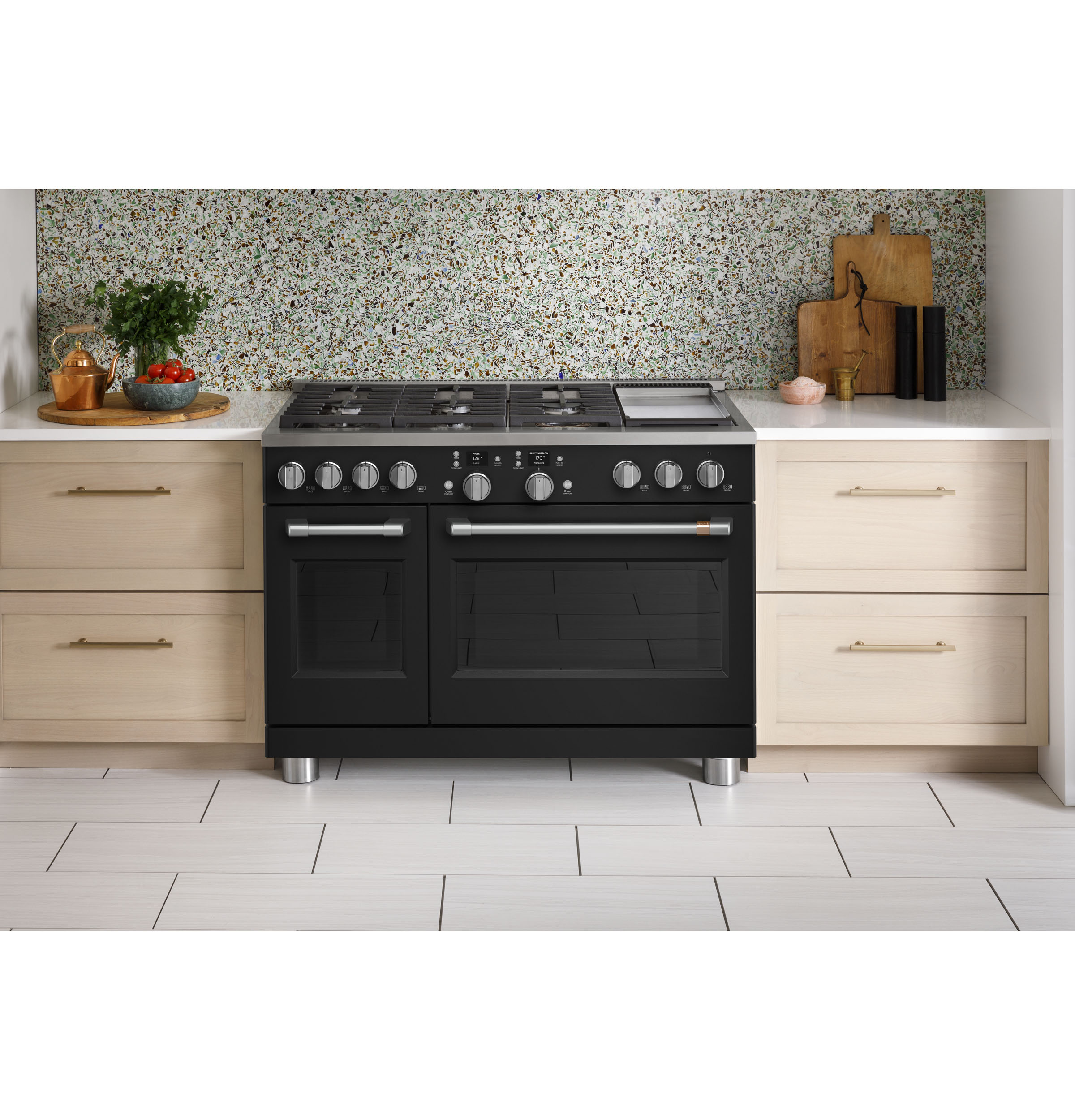 CAFÉ™ 48" Smart Dual-Fuel Commercial-Style Range with 6 Burners and Griddle (Natural Gas) view 22