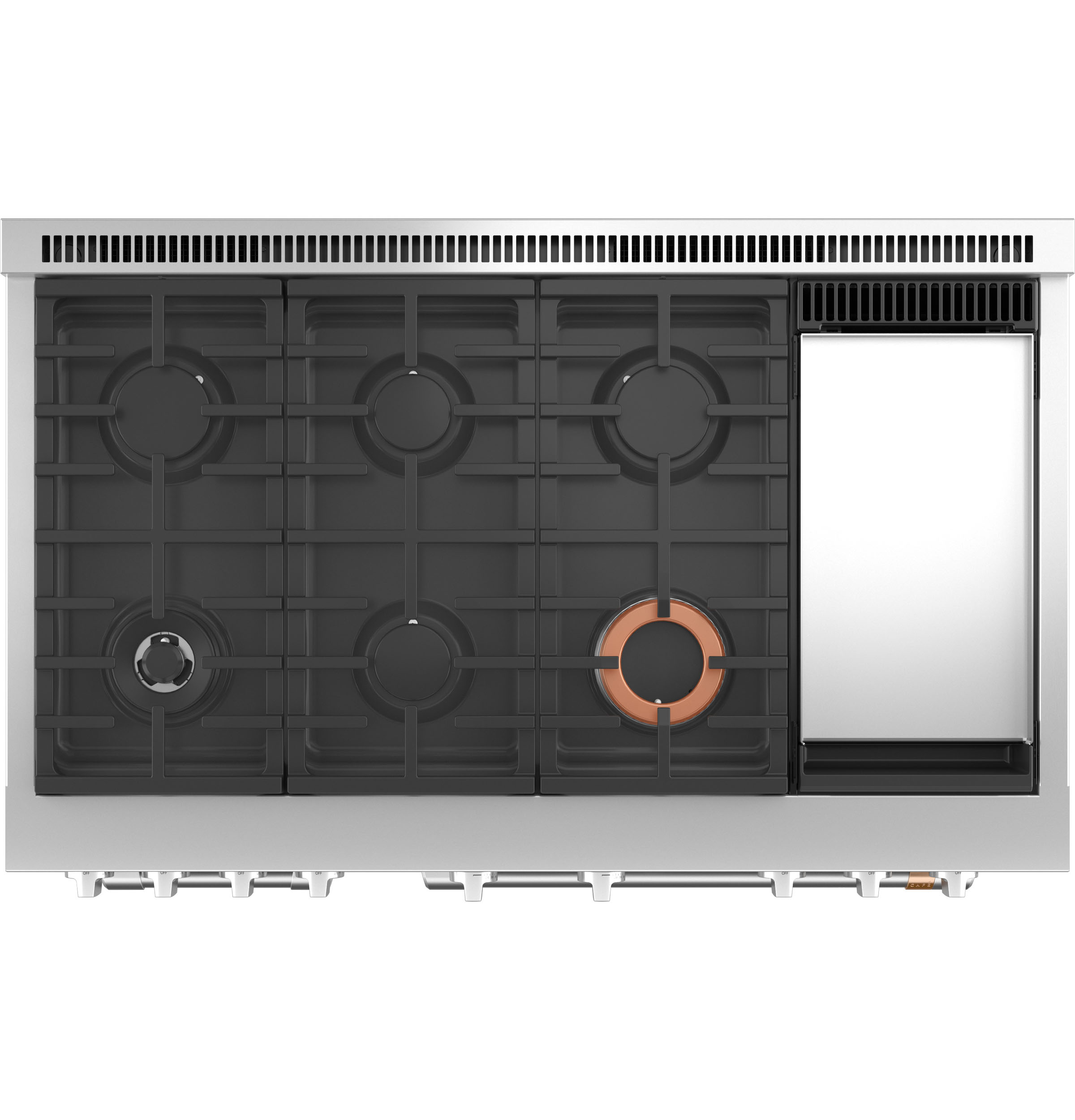 CAFÉ™ 48" Smart Dual-Fuel Commercial-Style Range with 6 Burners and Griddle (Natural Gas) view 24