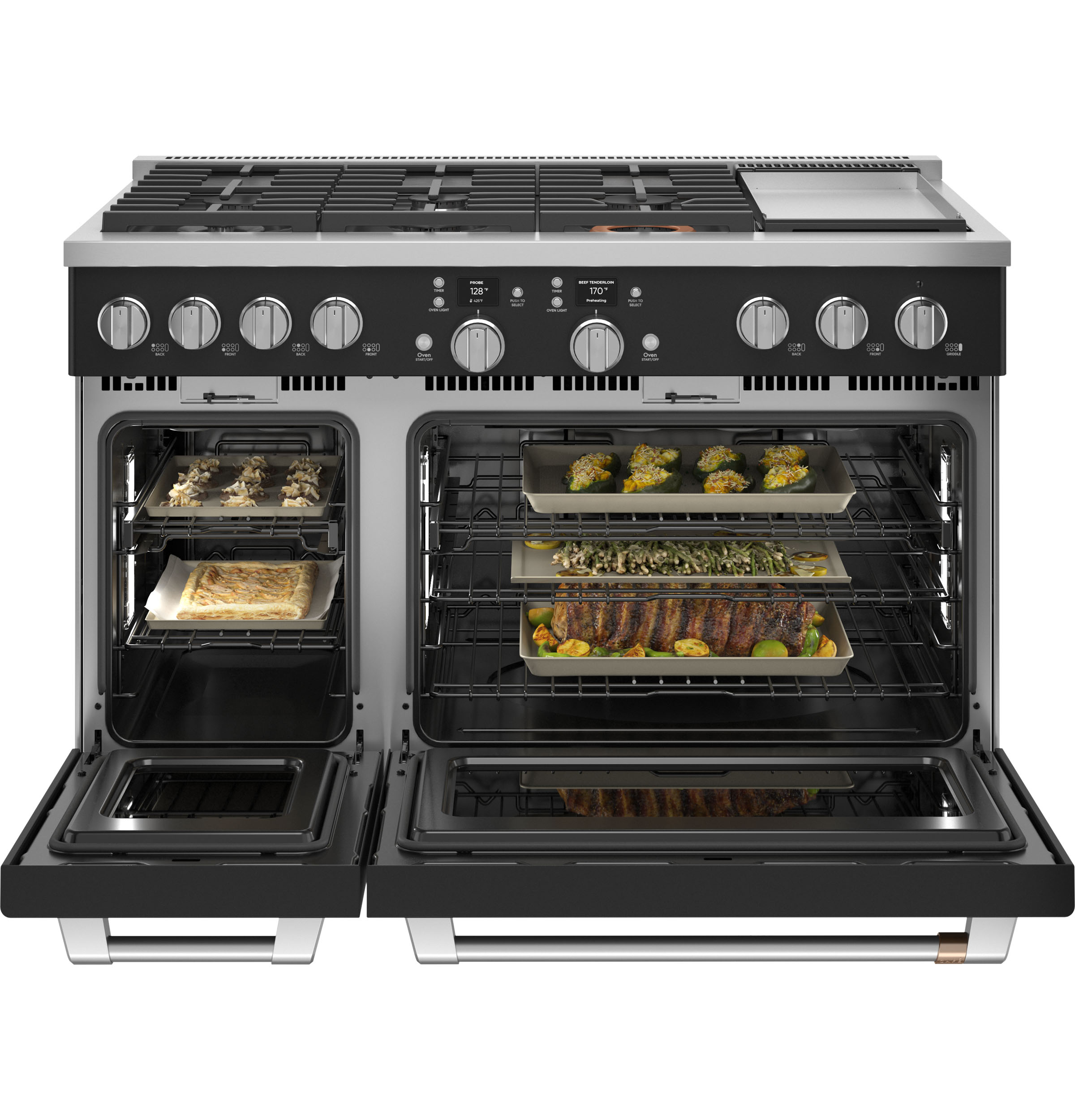 CAFÉ™ 48" Smart Dual-Fuel Commercial-Style Range with 6 Burners and Griddle (Natural Gas) view 25