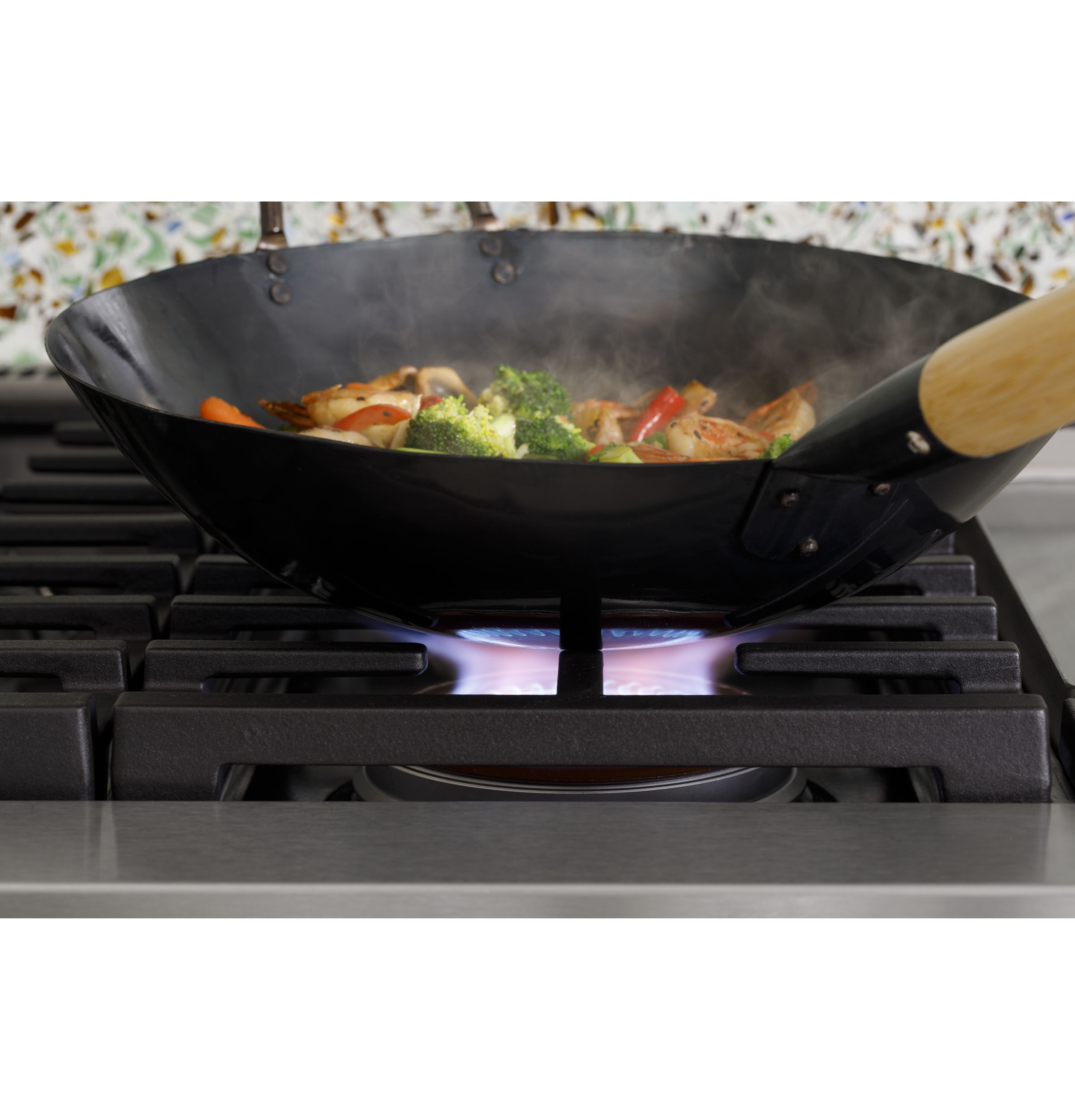 CAFÉ™ 48" Smart Dual-Fuel Commercial-Style Range with 6 Burners and Griddle (Natural Gas) view 30