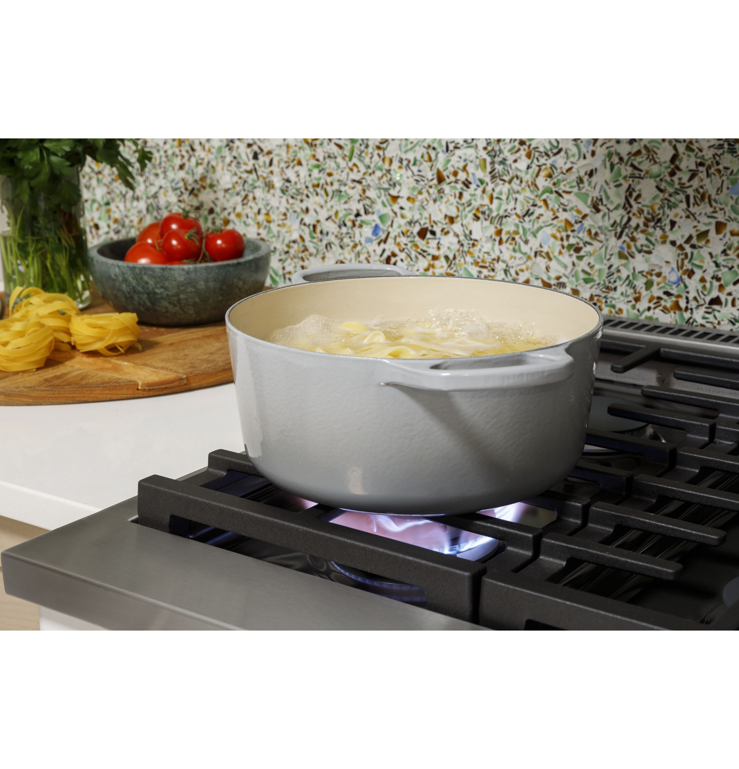 CAFÉ™ 48" Smart Dual-Fuel Commercial-Style Range with 6 Burners and Griddle (Natural Gas) view 28