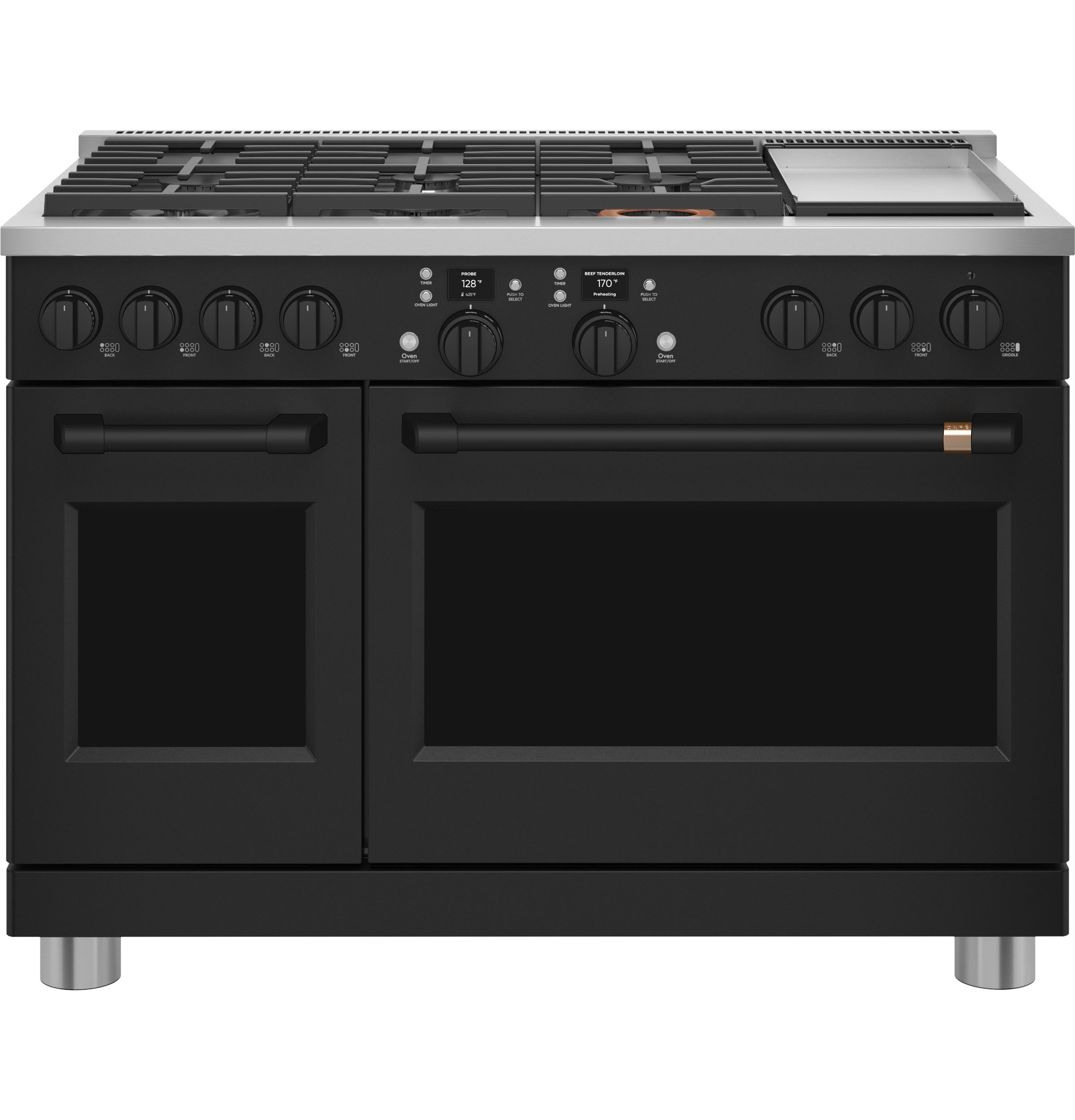 CAFÉ™ 48" Smart Dual-Fuel Commercial-Style Range with 6 Burners and Griddle (Natural Gas) view 36