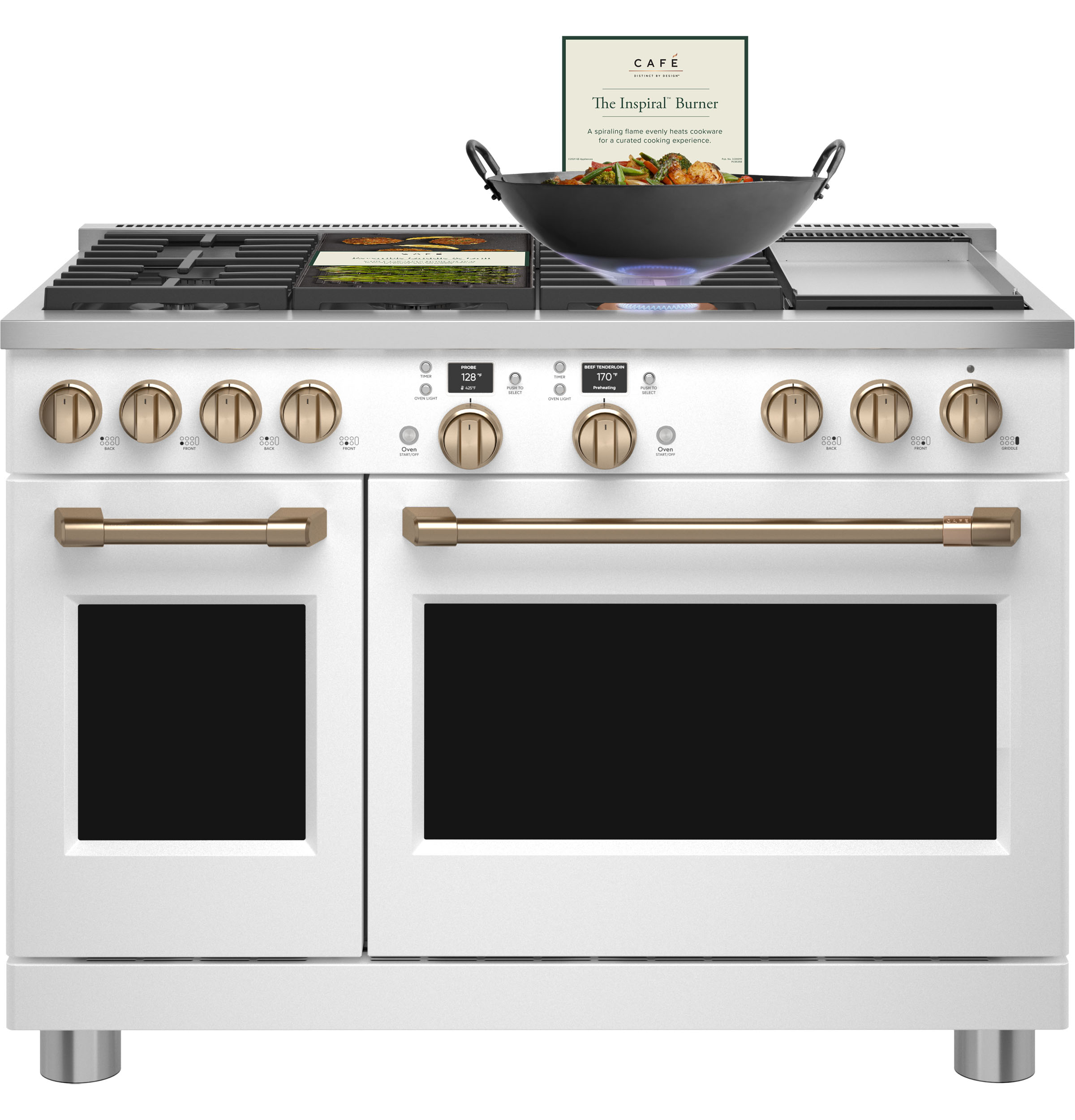 CAFÉ™ 48" Smart Dual-Fuel Commercial-Style Range with 6 Burners and Griddle (Natural Gas) view 20
