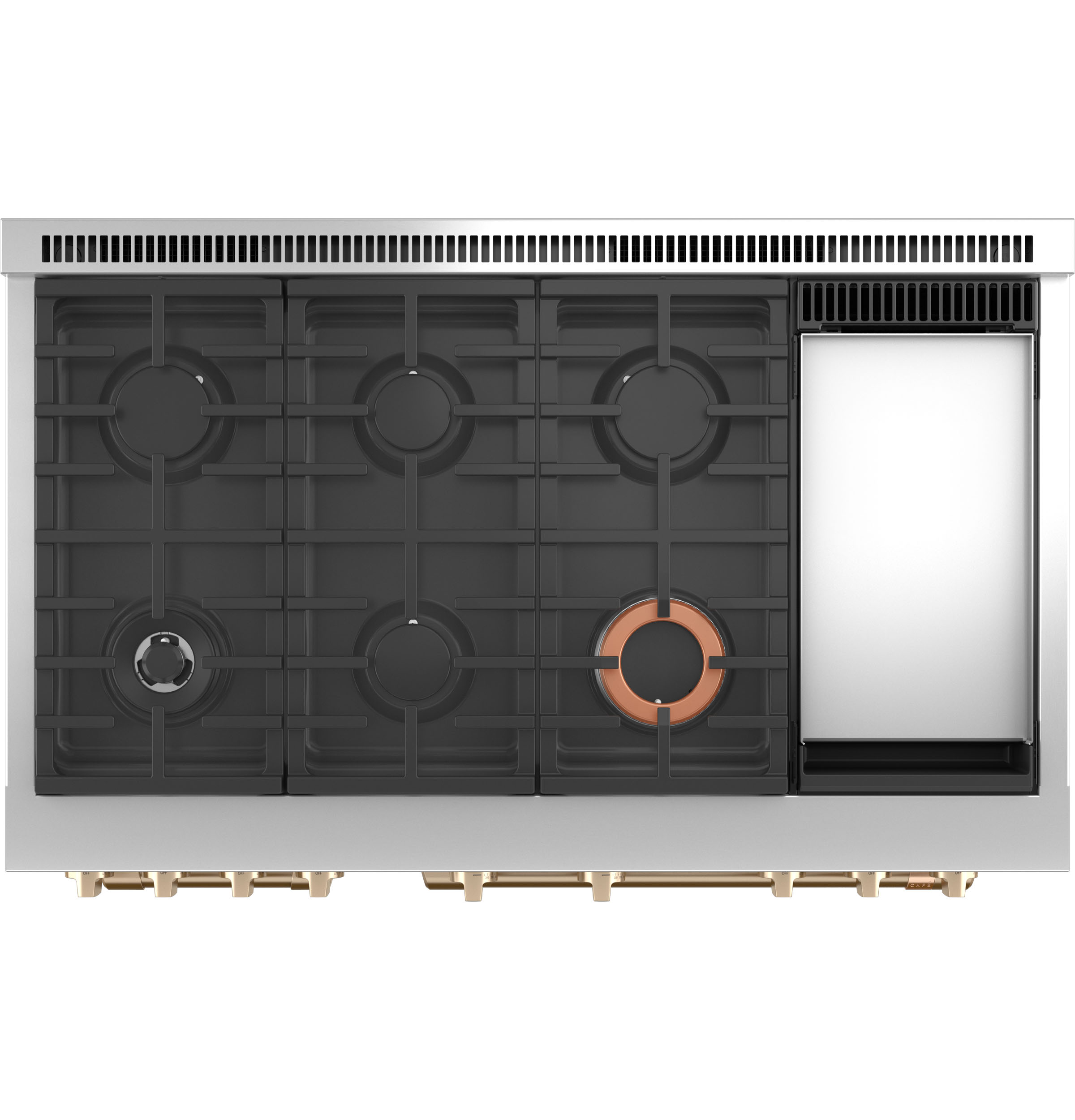 CAFÉ™ 48" Smart Dual-Fuel Commercial-Style Range with 6 Burners and Griddle (Natural Gas) view 24
