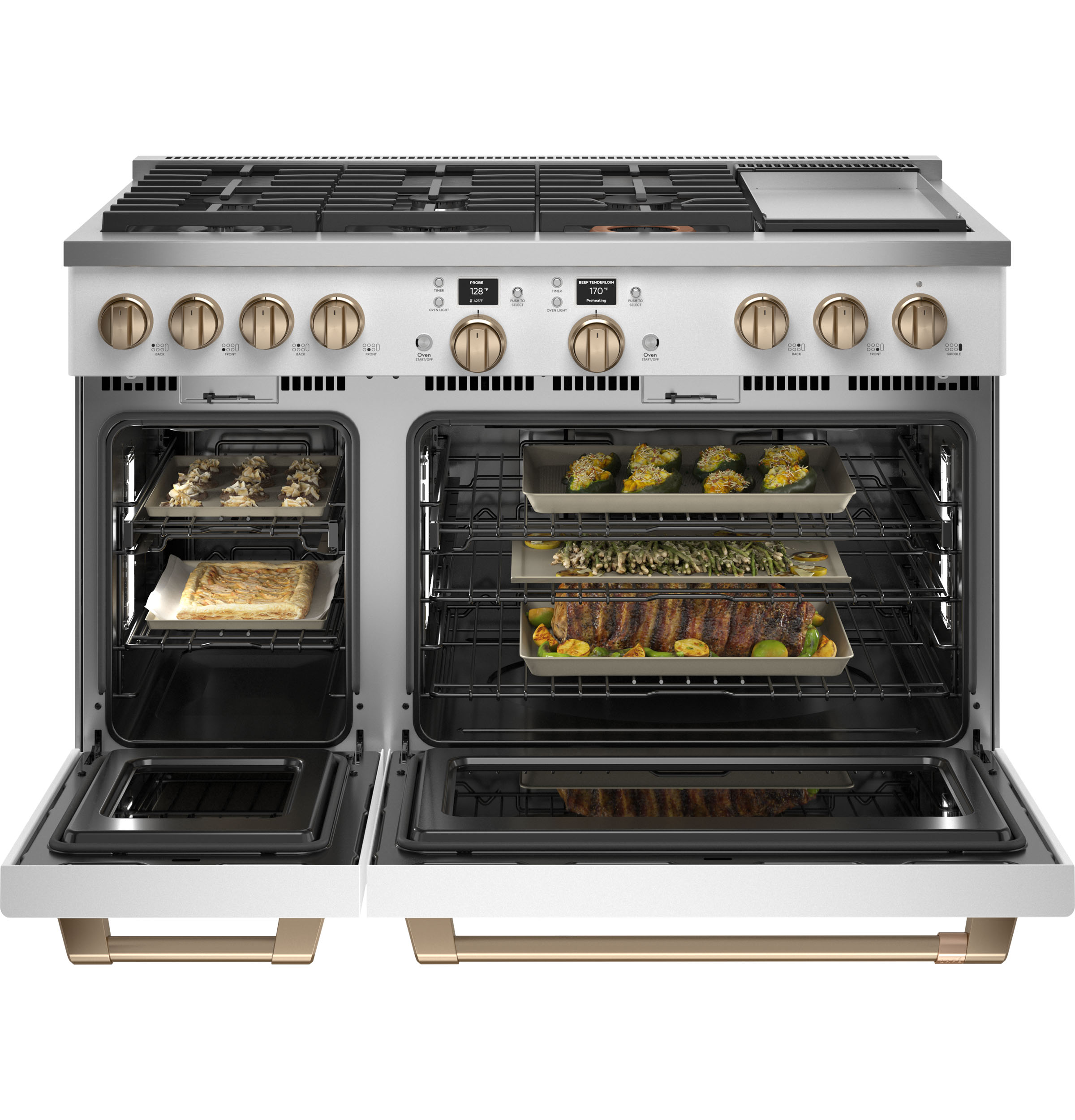 CAFÉ™ 48" Smart Dual-Fuel Commercial-Style Range with 6 Burners and Griddle (Natural Gas) view 25